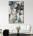 Wall Street Transactions.tif by Daleno Art on GIANT ART - blue street art abstrait
