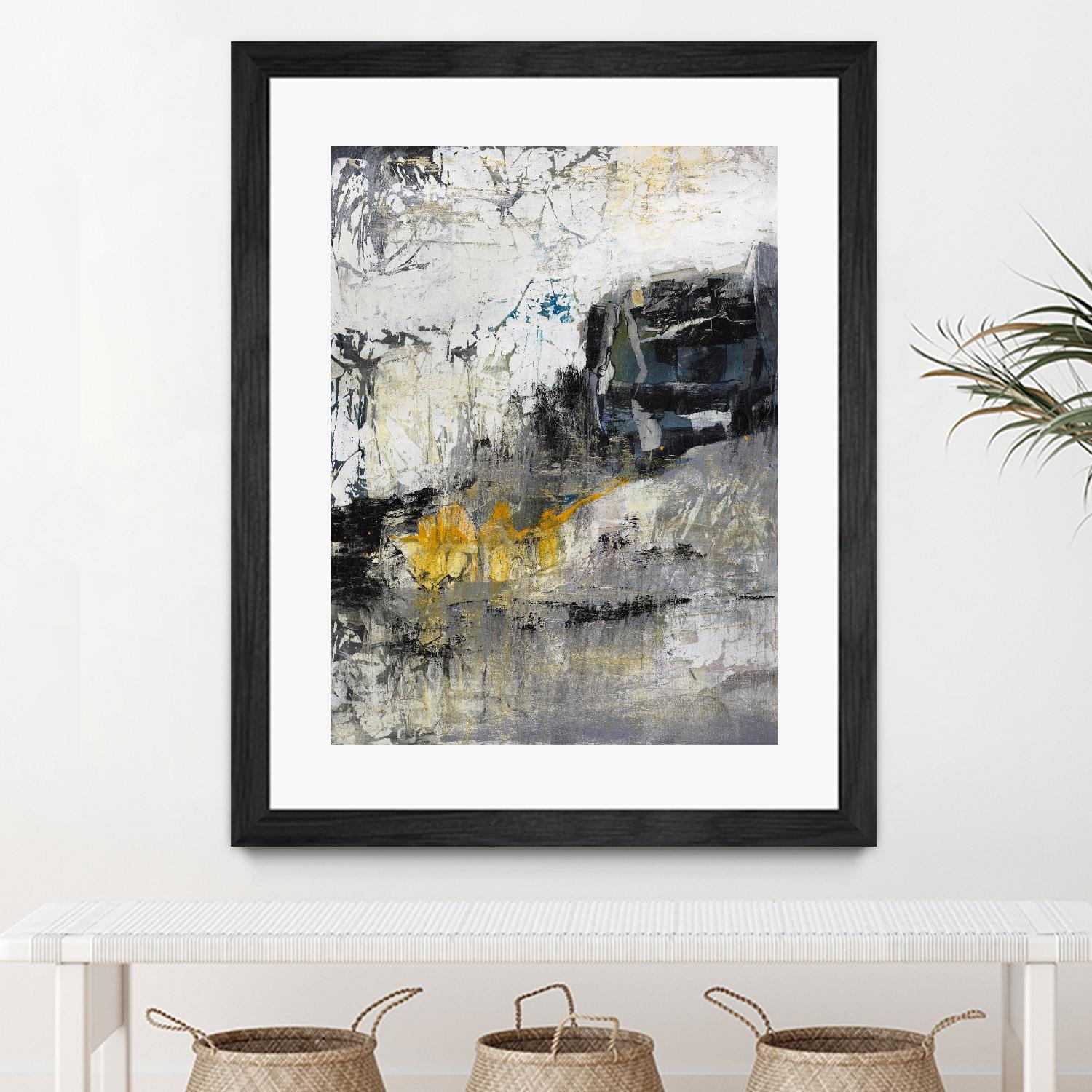 The Hike by Daleno Art on GIANT ART - blue abstract abstrait