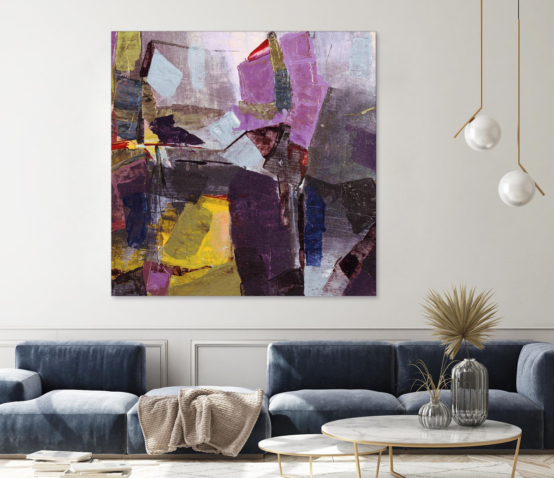 Broadway Nights by Daleno Art on GIANT ART - gold abstract abstrait