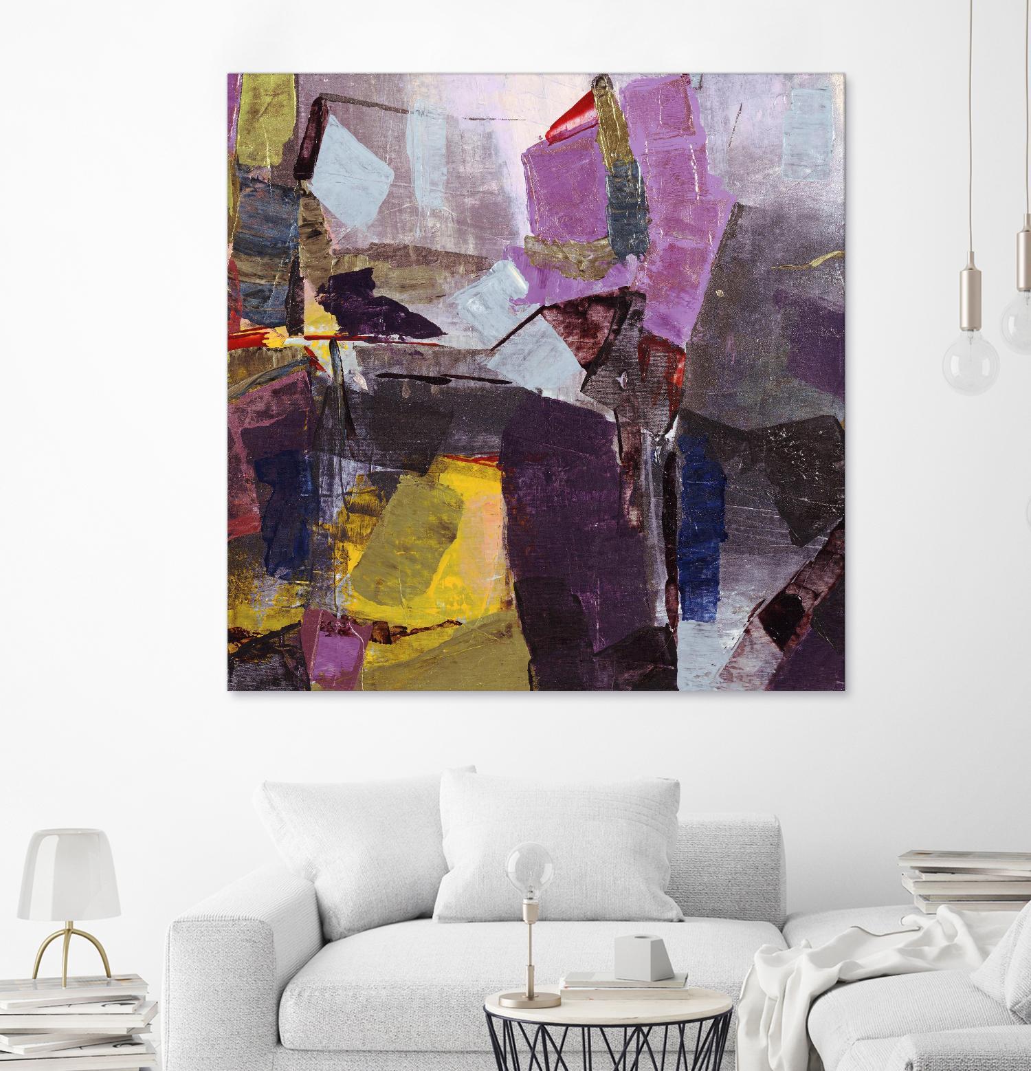 Broadway Nights by Daleno Art on GIANT ART - gold abstract abstrait