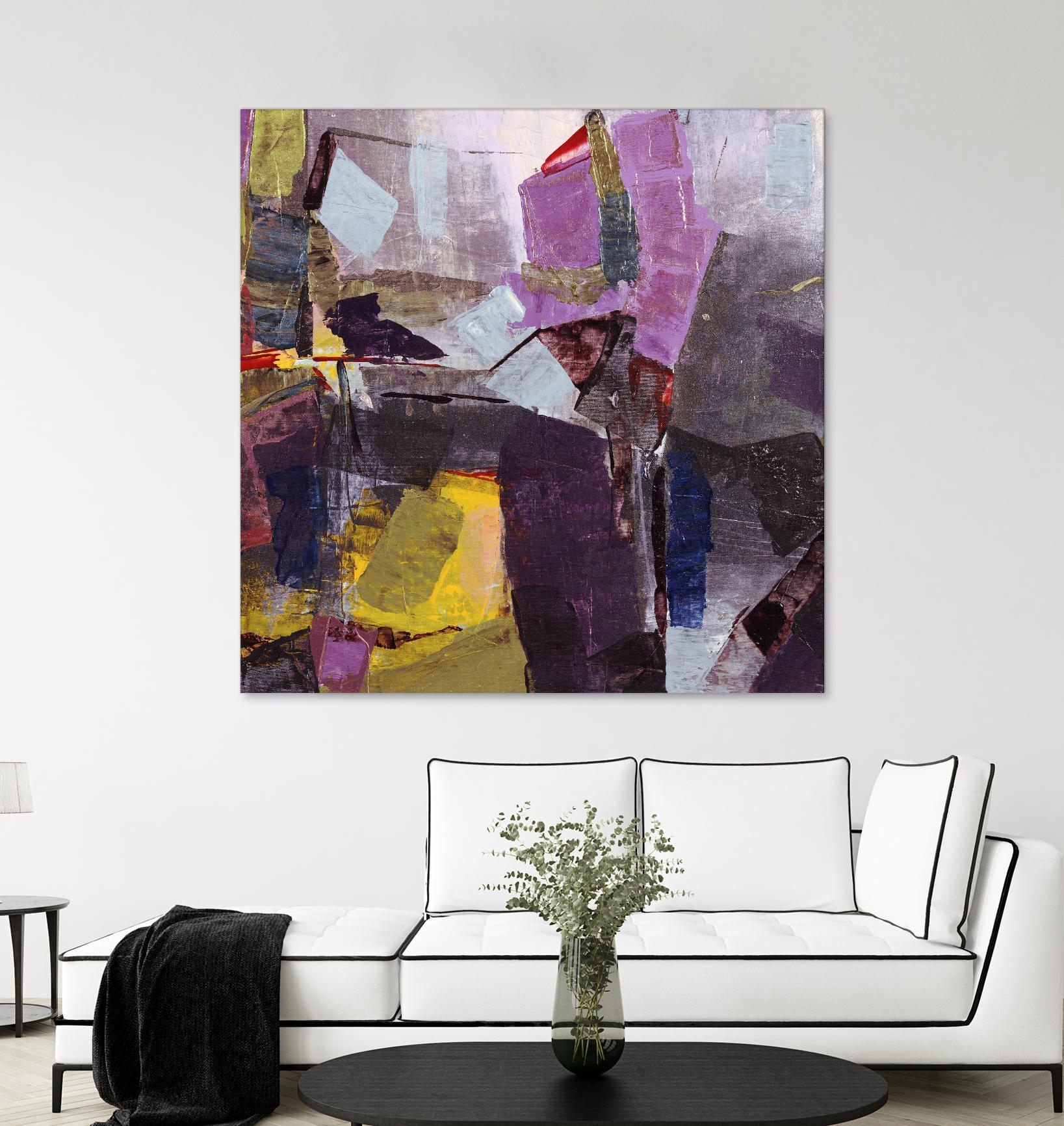 Broadway Nights by Daleno Art on GIANT ART - gold abstract abstrait