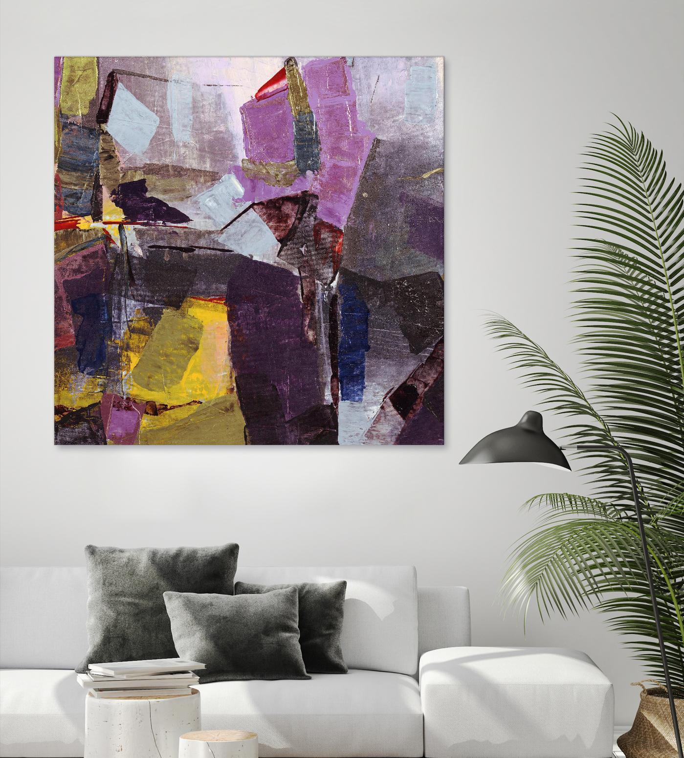 Broadway Nights by Daleno Art on GIANT ART - gold abstract abstrait