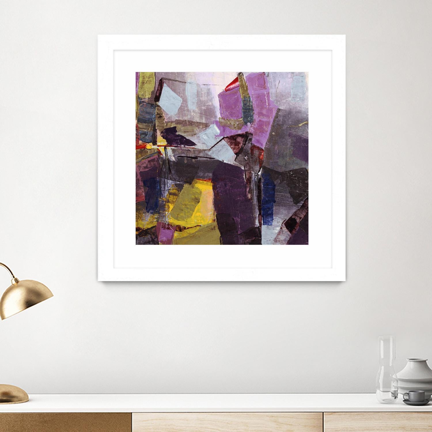 Broadway Nights by Daleno Art on GIANT ART - gold abstract abstrait