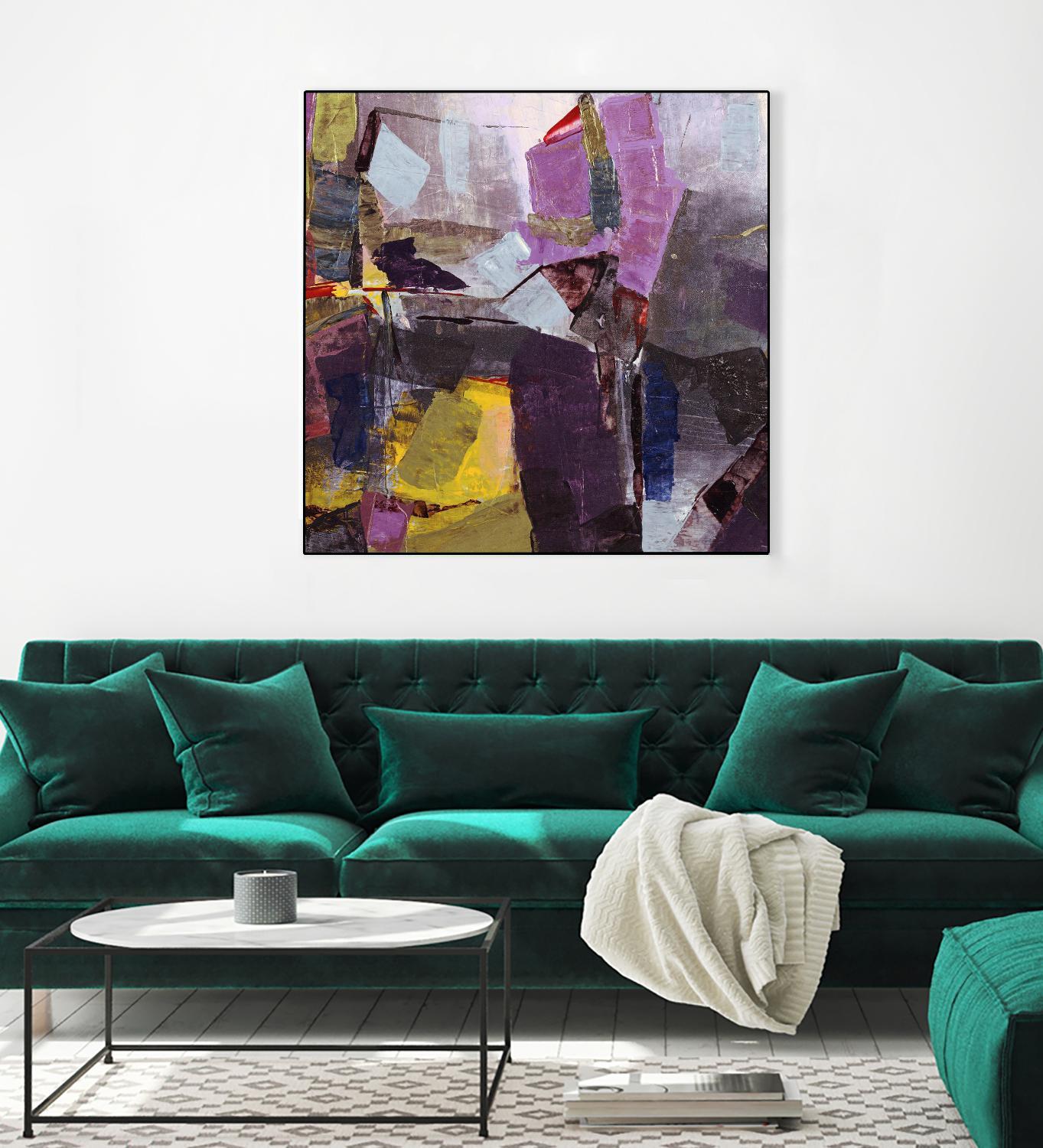 Broadway Nights by Daleno Art on GIANT ART - gold abstract abstrait