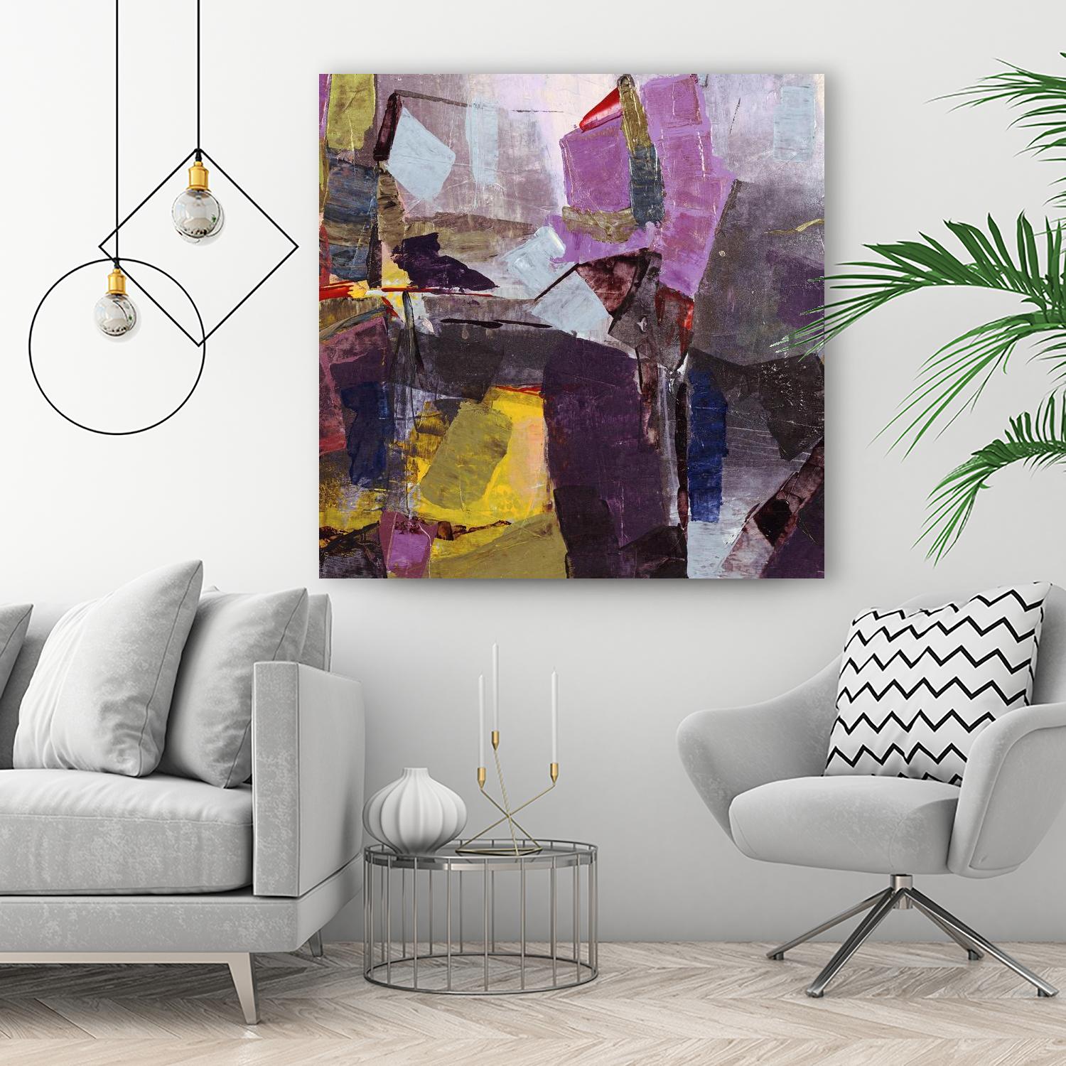 Broadway Nights by Daleno Art on GIANT ART - gold abstract abstrait