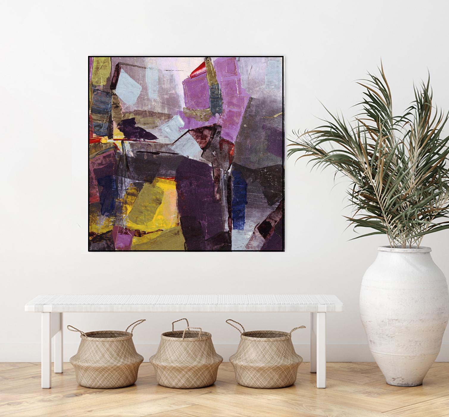 Broadway Nights by Daleno Art on GIANT ART - gold abstract abstrait
