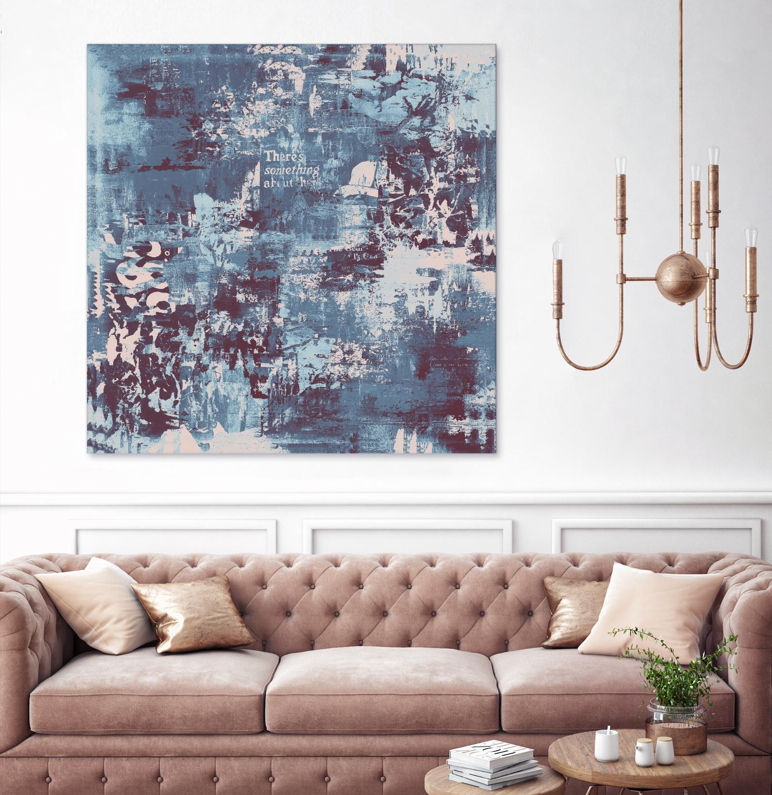 The Feeling Of Love II by Daleno Art on GIANT ART - pink abstract abstrait