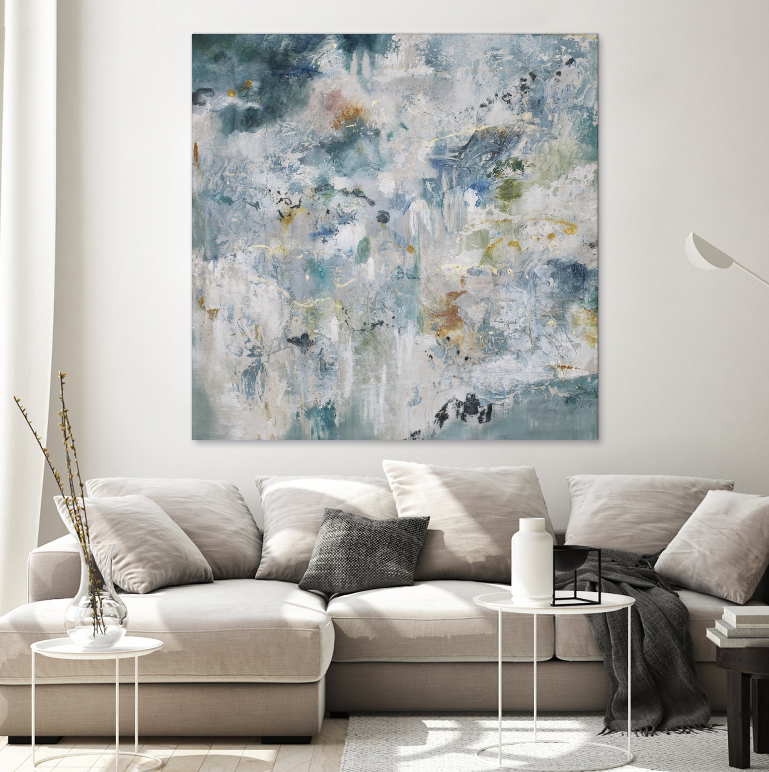 Back Up by Daleno Art on GIANT ART - blue abstract