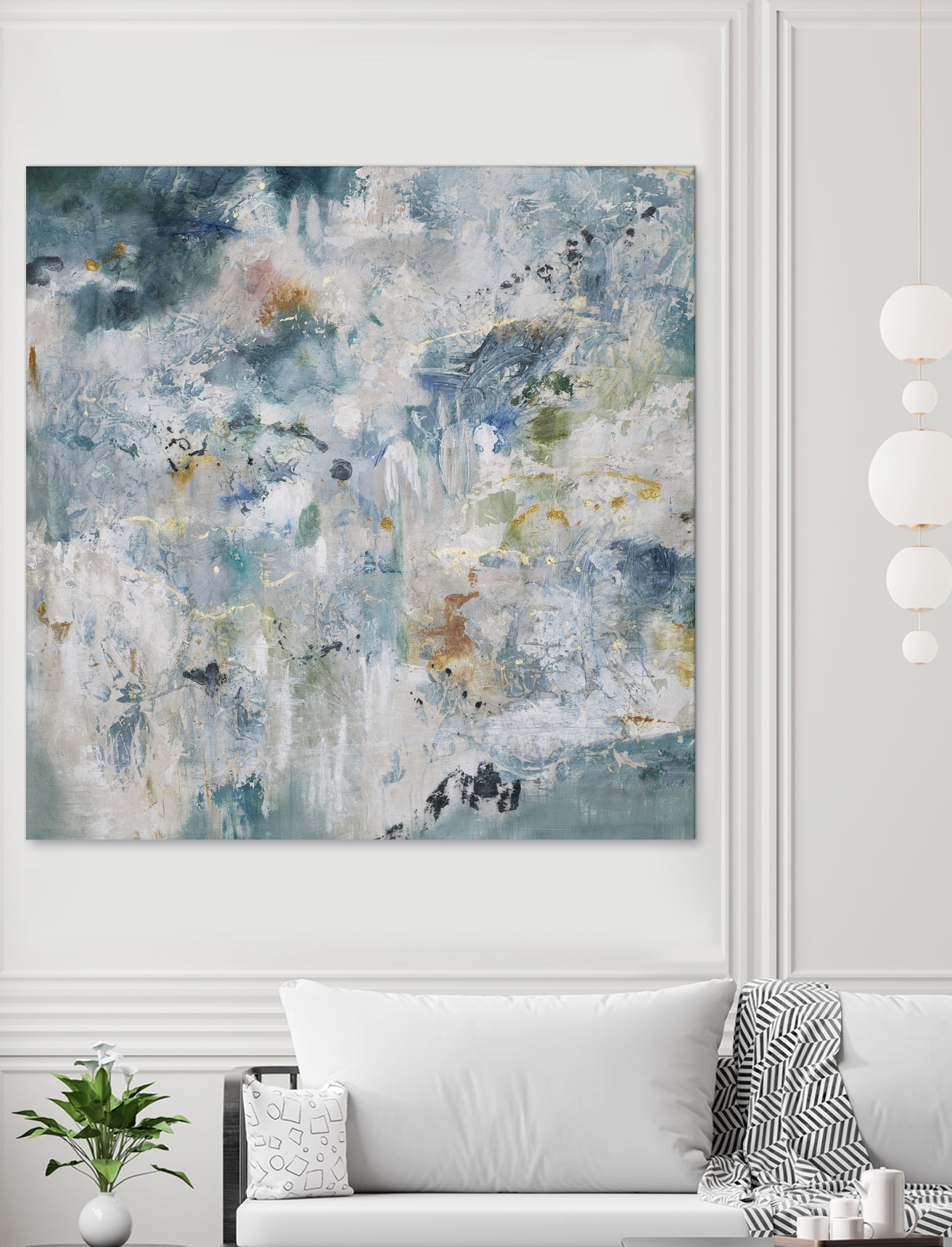 Back Up by Daleno Art on GIANT ART - blue abstract