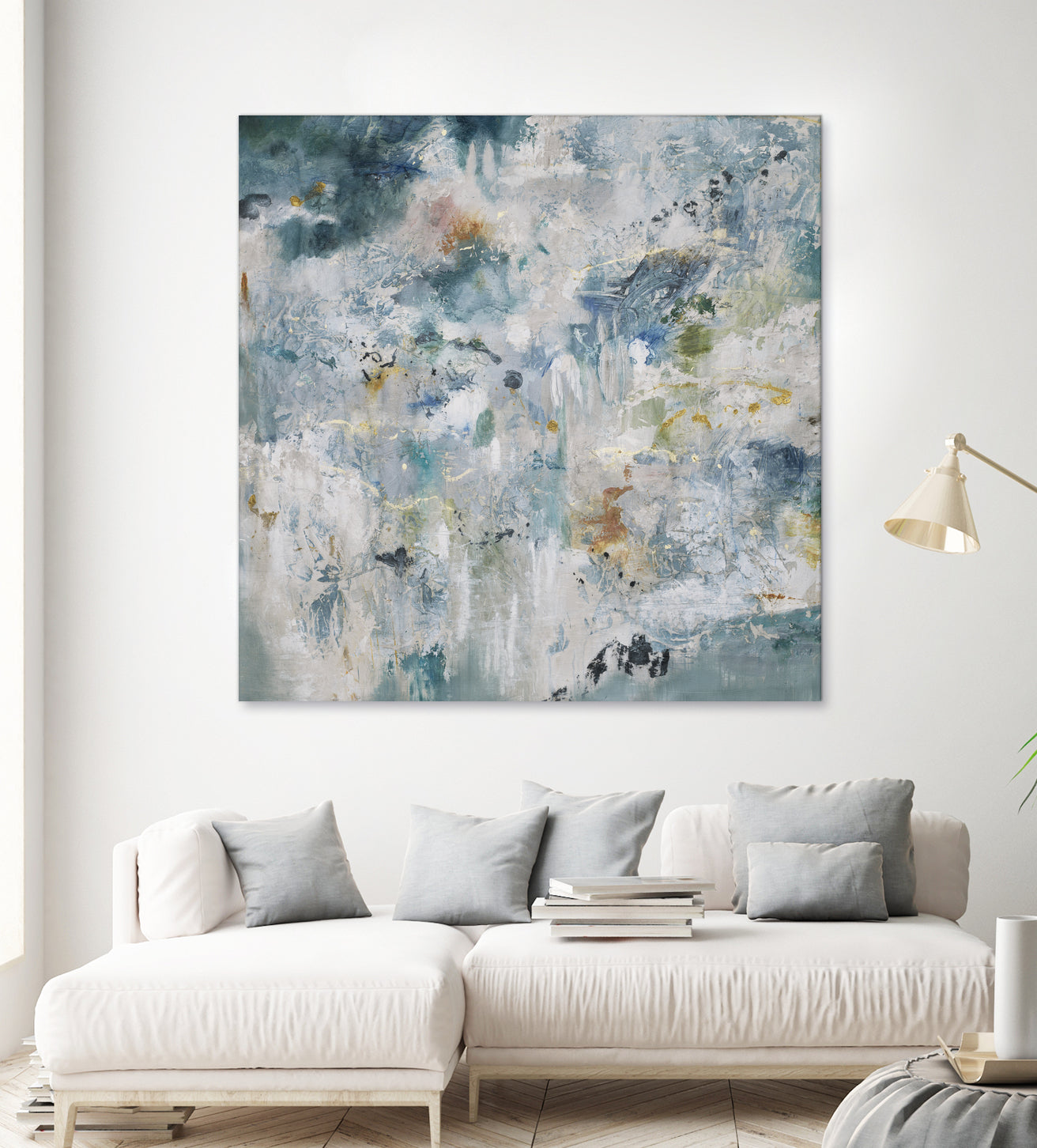 Back Up by Daleno Art on GIANT ART - blue abstract