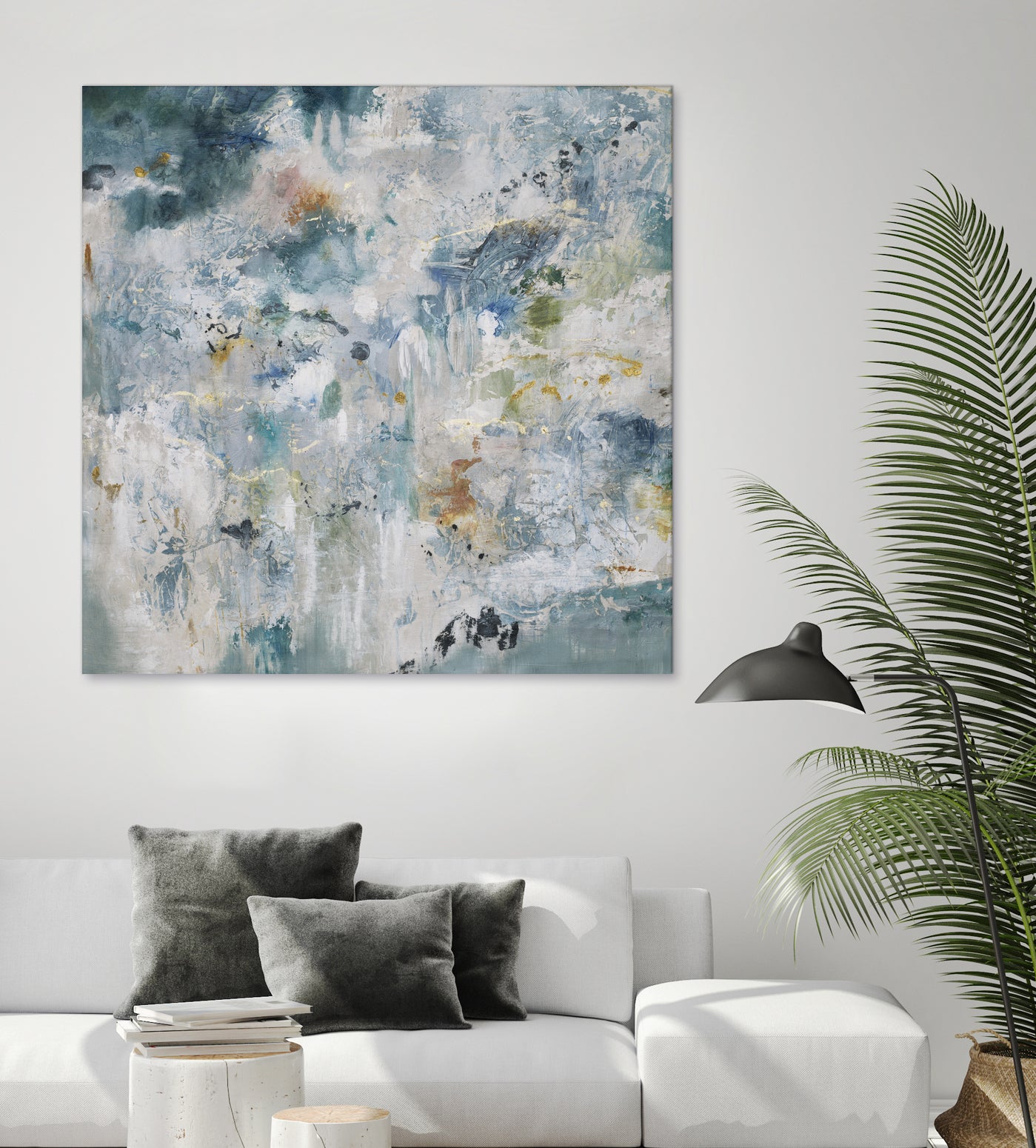 Back Up by Daleno Art on GIANT ART - blue abstract