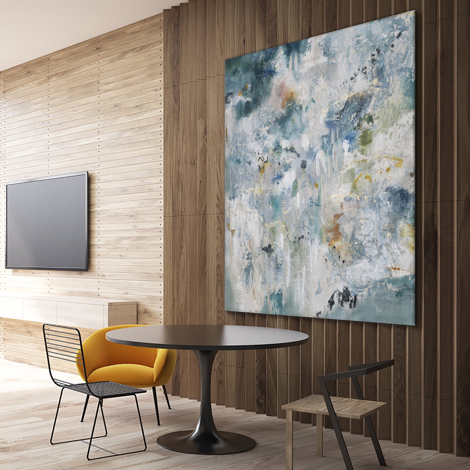 Back Up by Daleno Art on GIANT ART - blue abstract