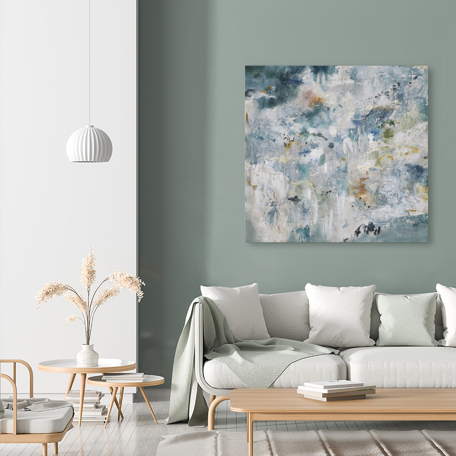 Back Up by Daleno Art on GIANT ART - blue abstract