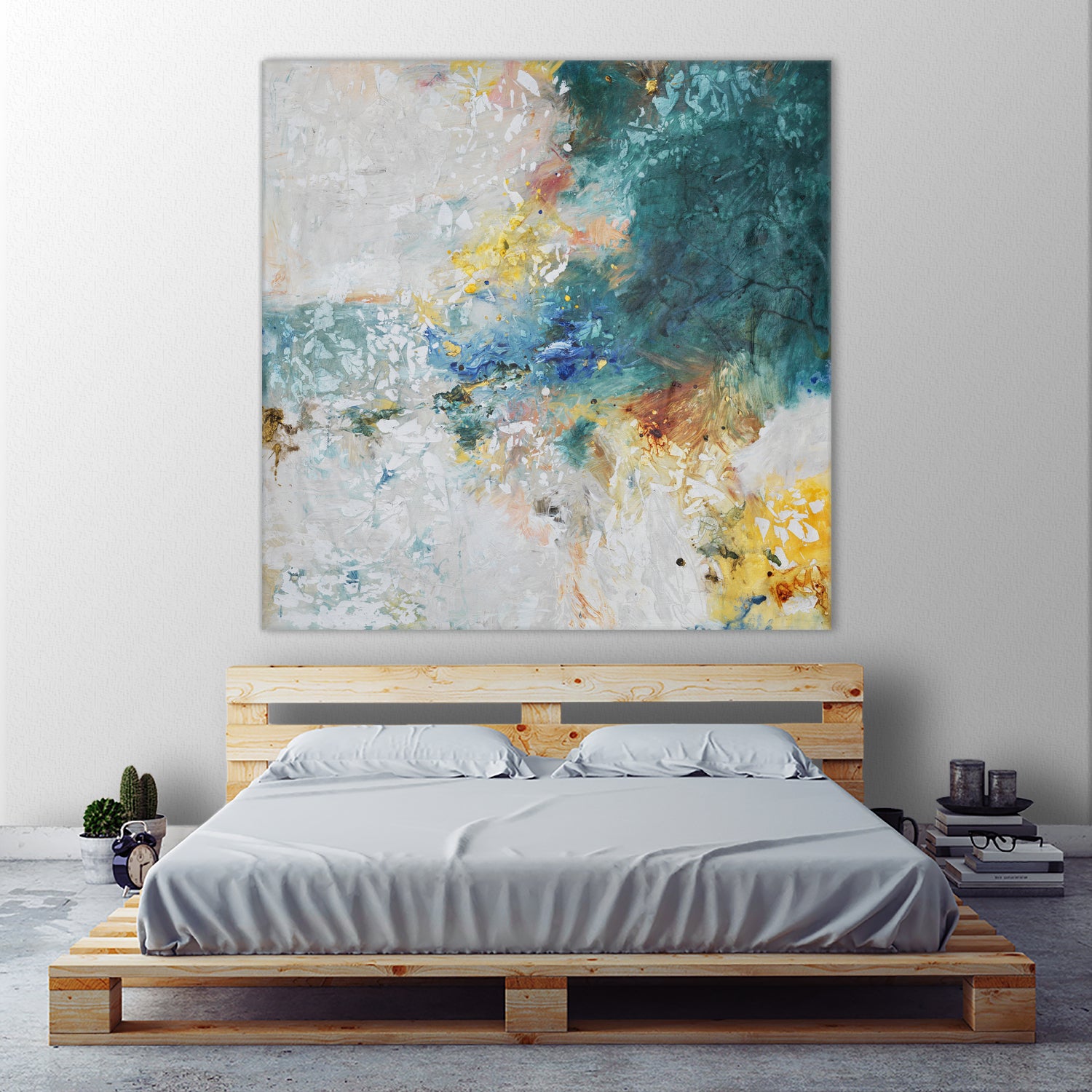 Basker by Daleno Art on GIANT ART - orange abstract