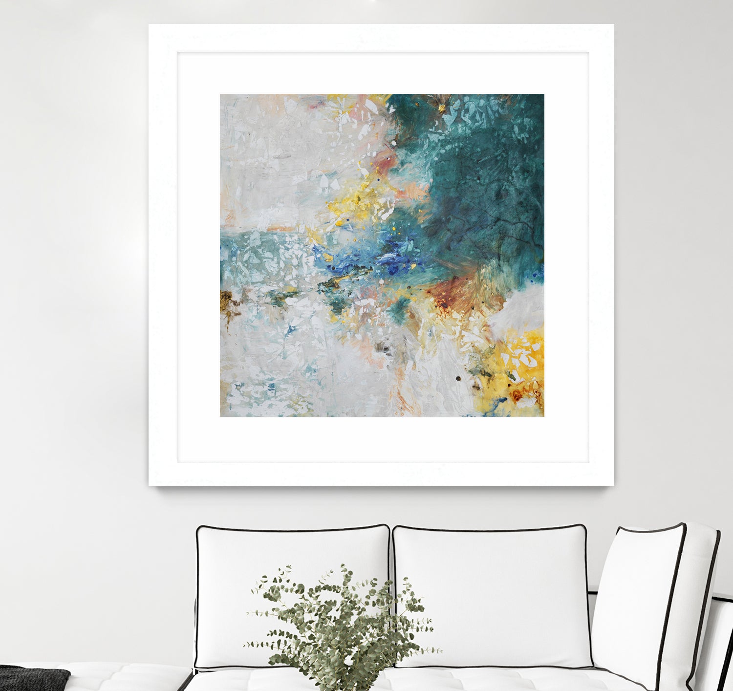 Basker by Daleno Art on GIANT ART - orange abstract