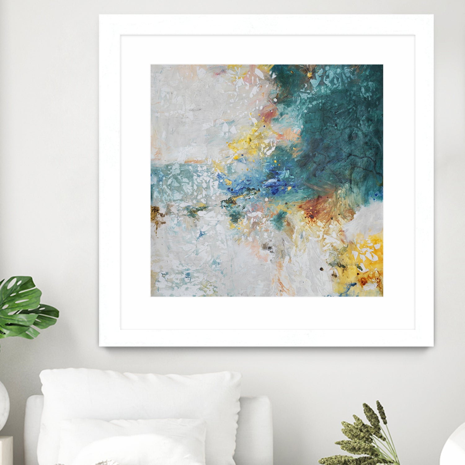 Basker by Daleno Art on GIANT ART - orange abstract