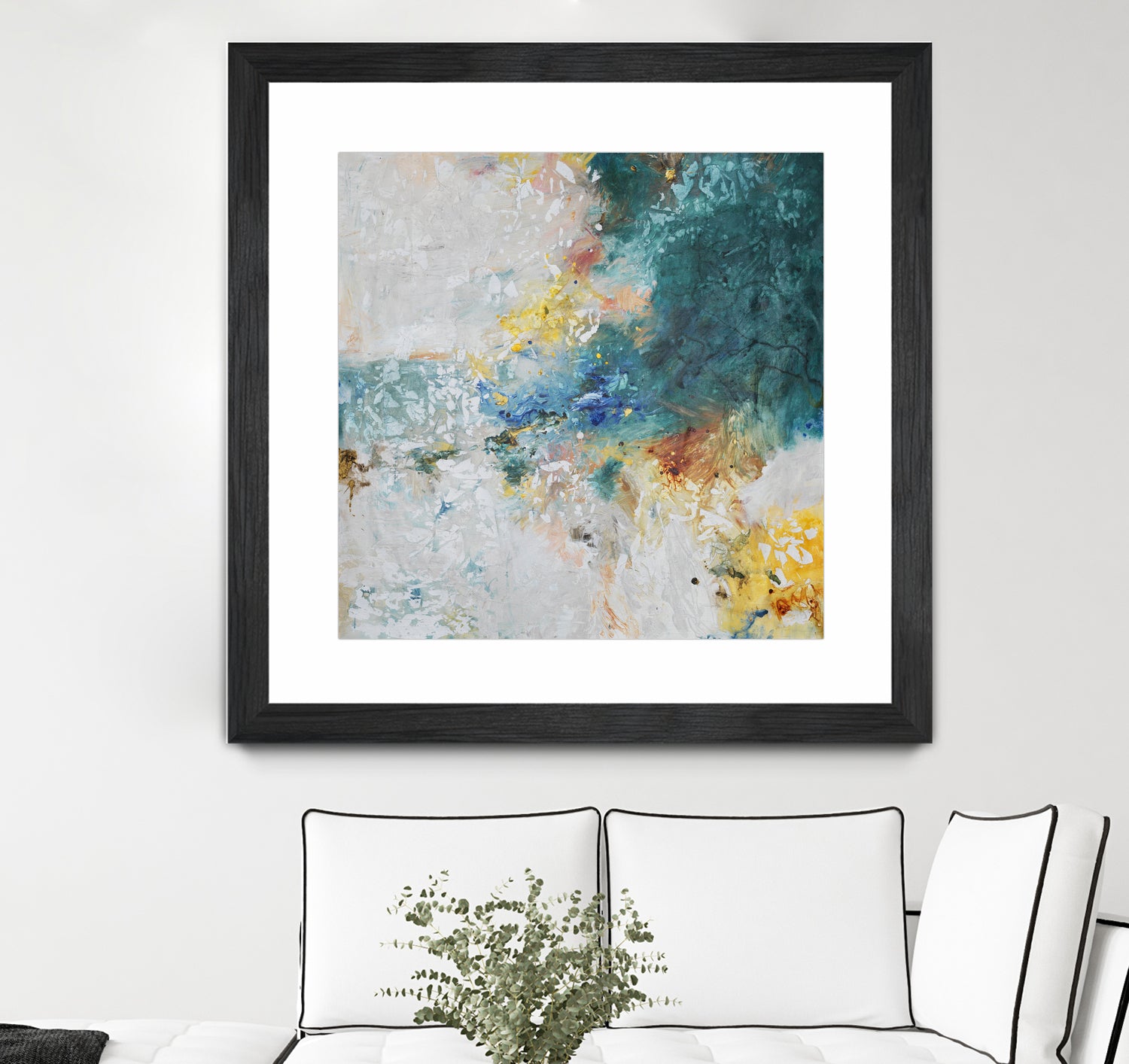 Basker by Daleno Art on GIANT ART - orange abstract