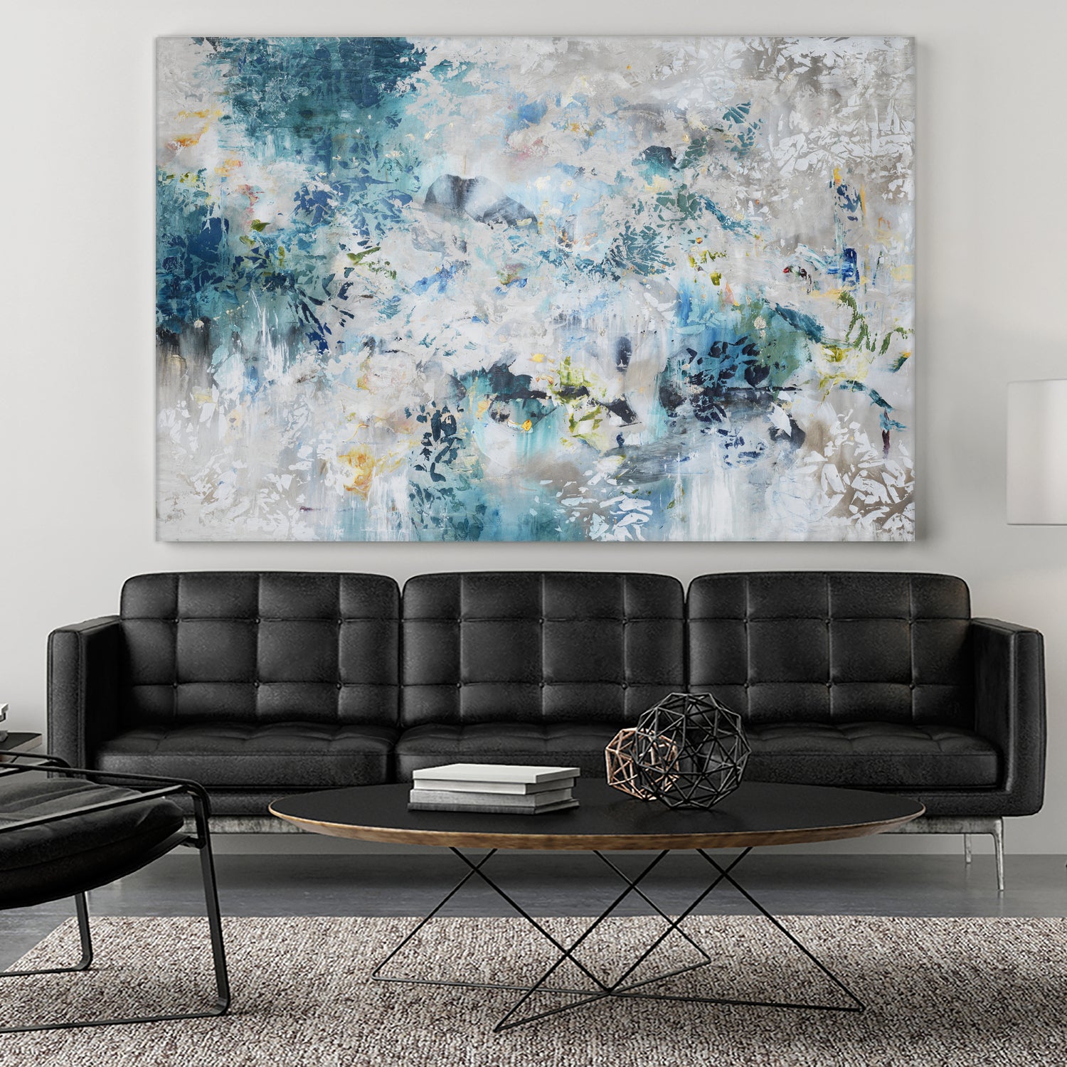 Extinguish by Daleno Art on GIANT ART - blue abstract