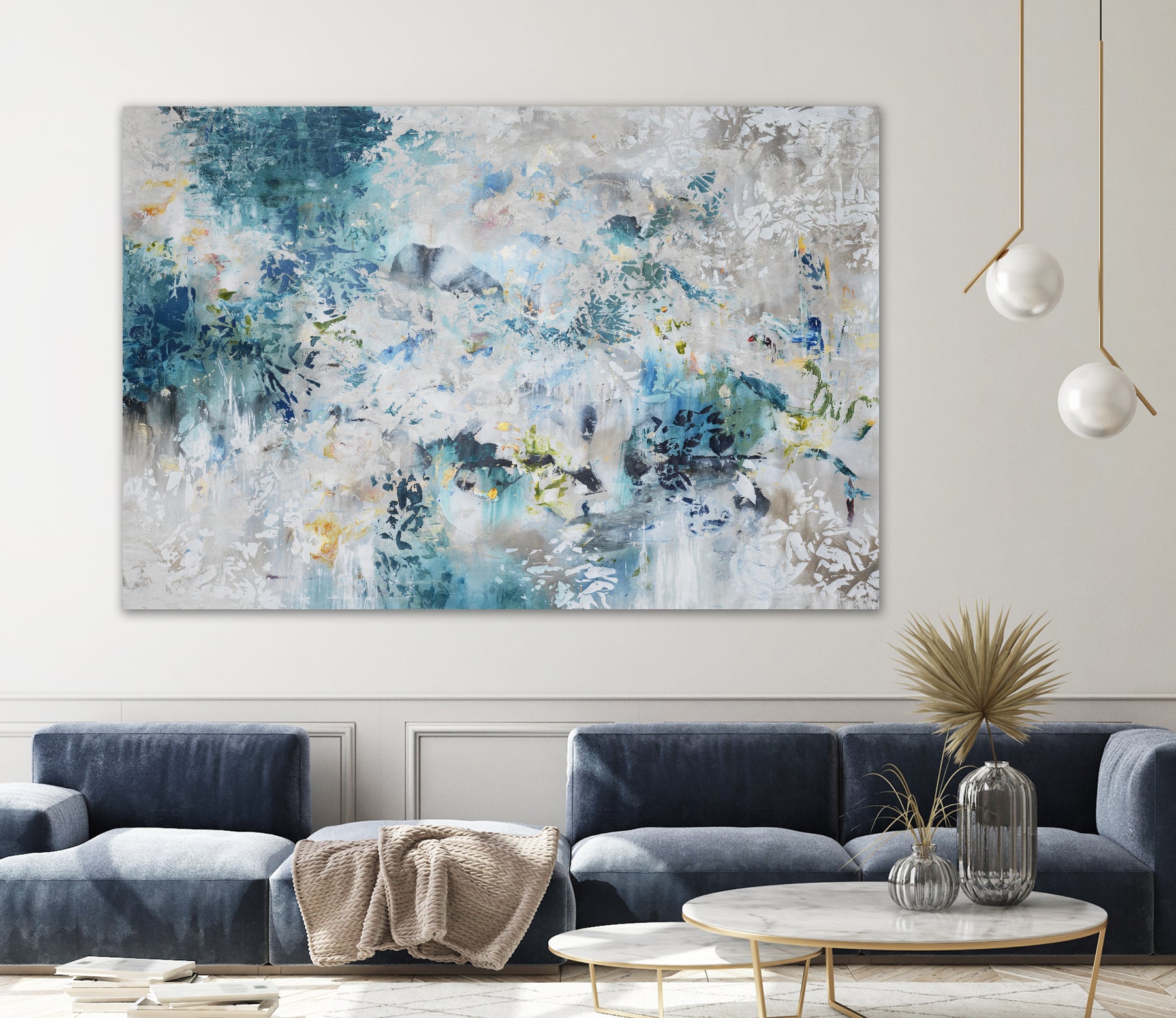 Extinguish by Daleno Art on GIANT ART - blue abstract