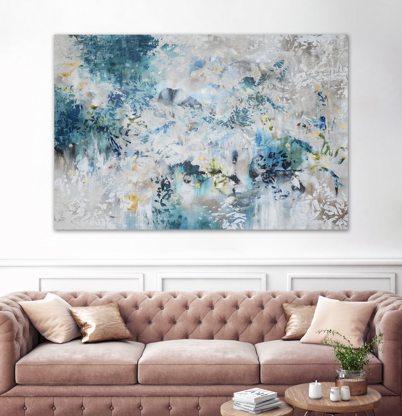 Extinguish by Daleno Art on GIANT ART - blue abstract