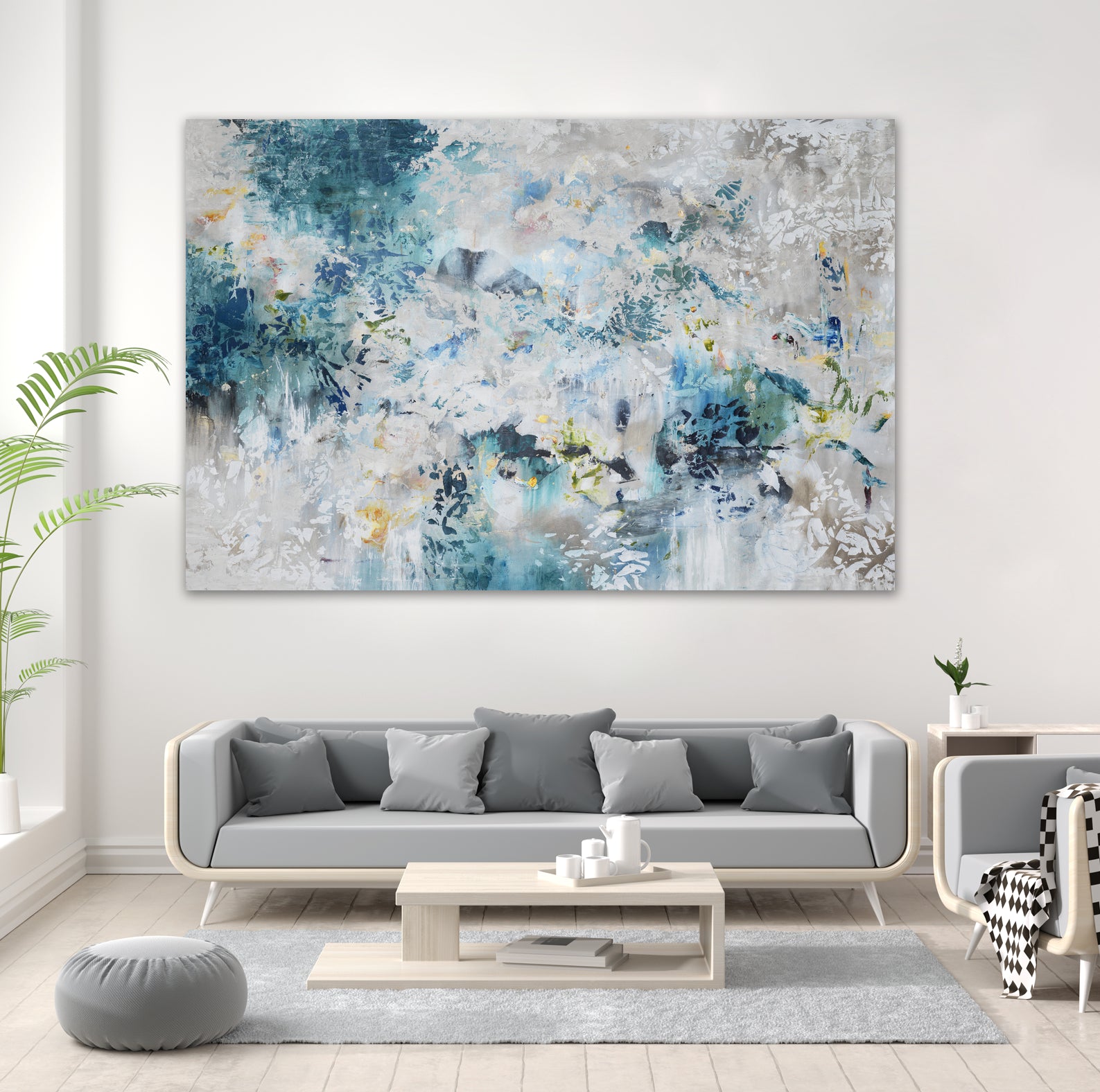 Extinguish by Daleno Art on GIANT ART - blue abstract