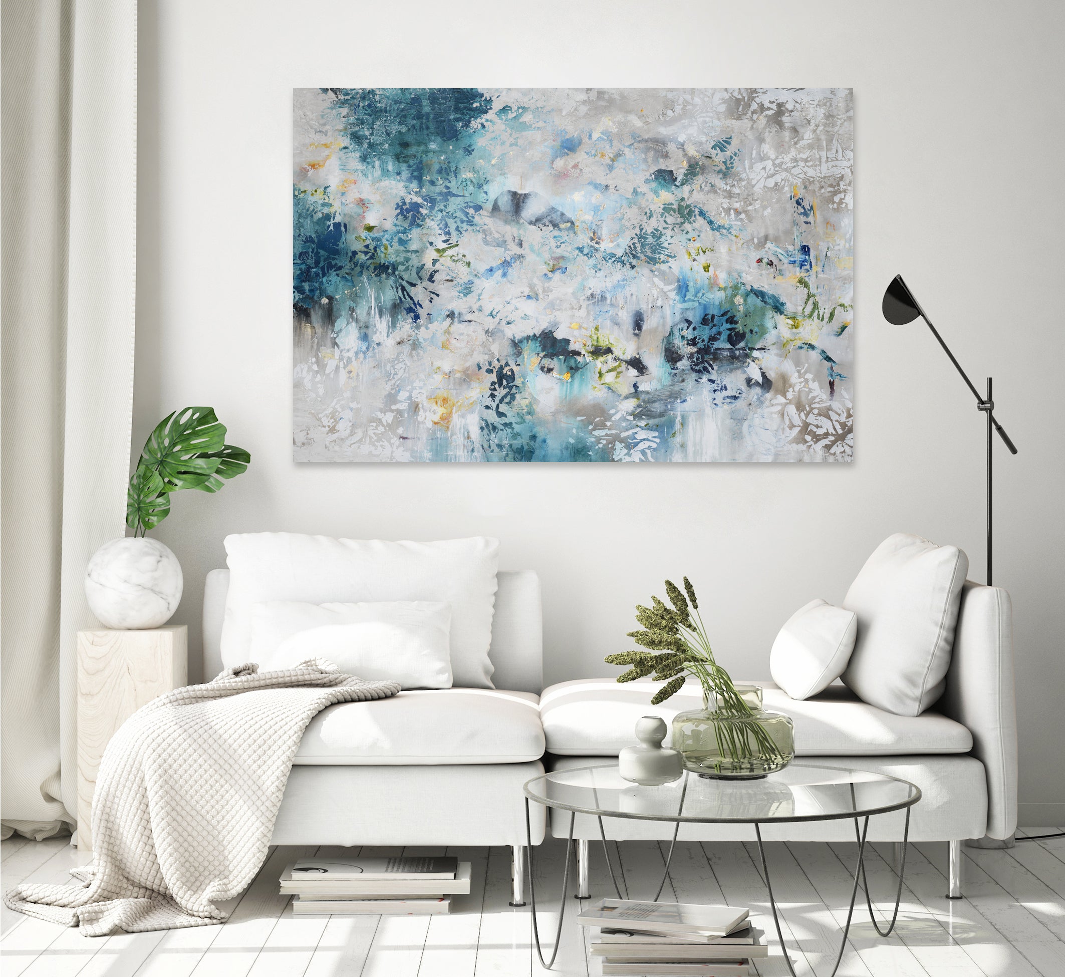 Extinguish by Daleno Art on GIANT ART - blue abstract