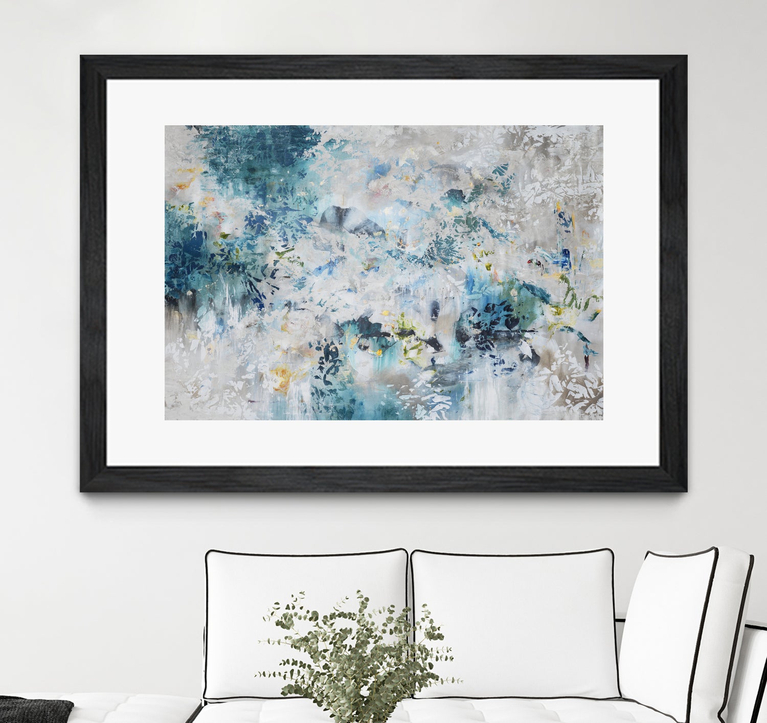 Extinguish by Daleno Art on GIANT ART - blue abstract