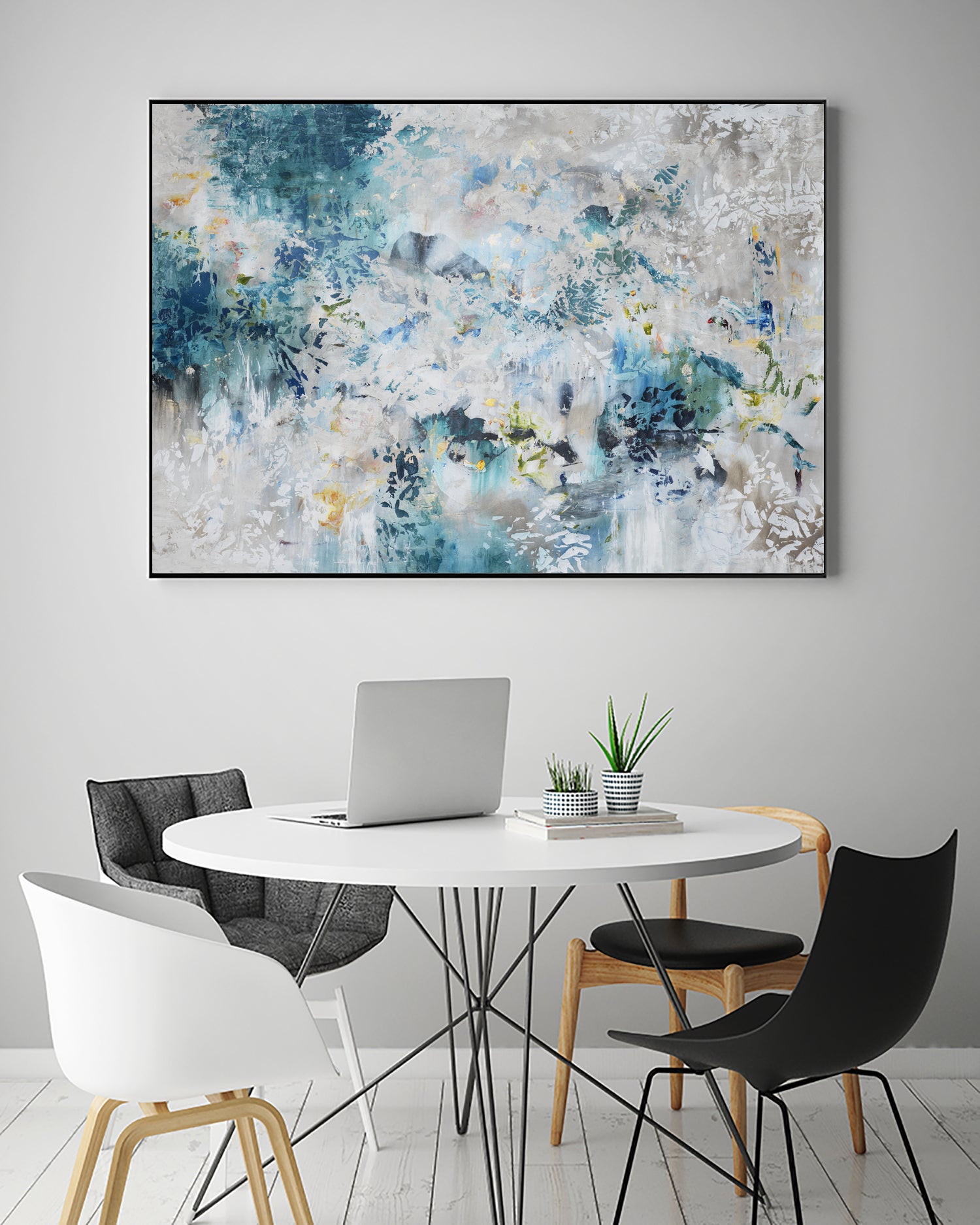 Extinguish by Daleno Art on GIANT ART - blue abstract
