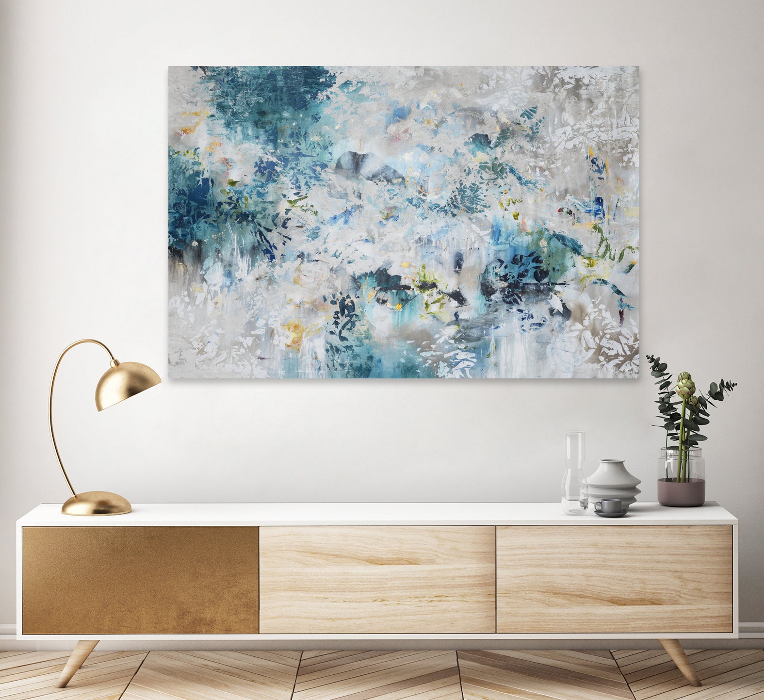 Extinguish by Daleno Art on GIANT ART - blue abstract