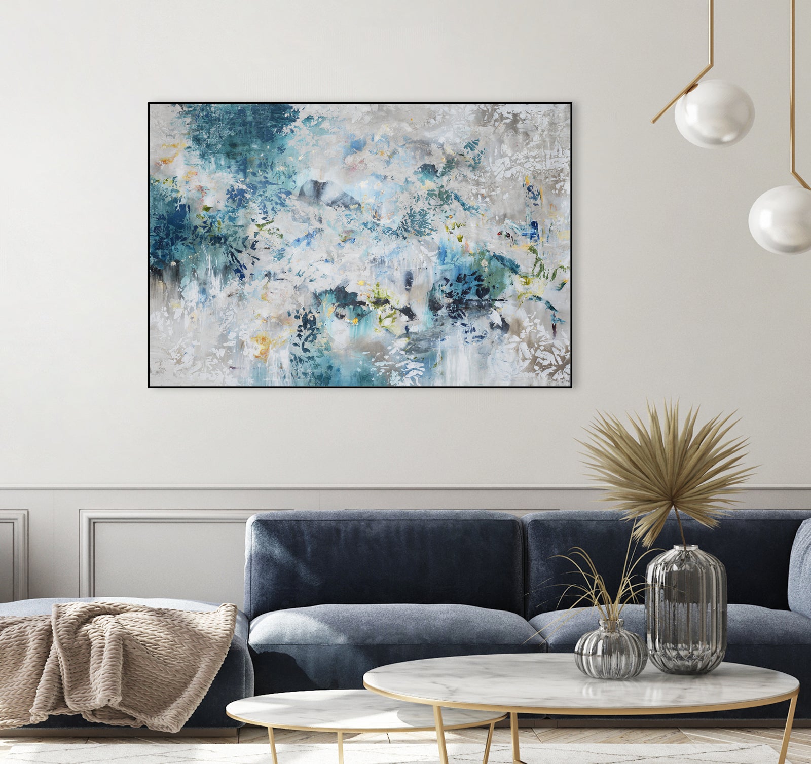 Extinguish by Daleno Art on GIANT ART - blue abstract