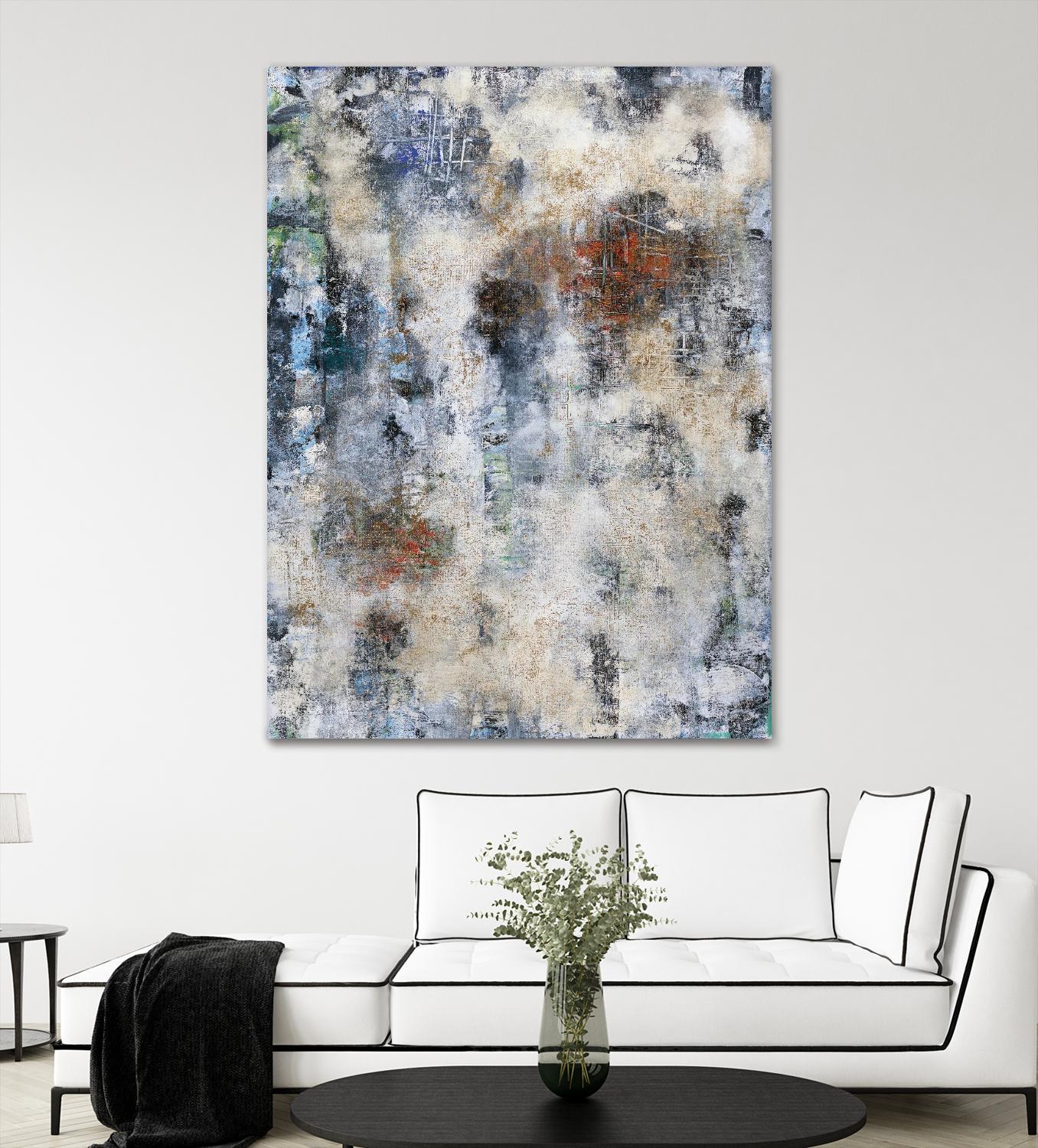 Constructed Concrete by Daleno Art on GIANT ART - red abstract abstrait