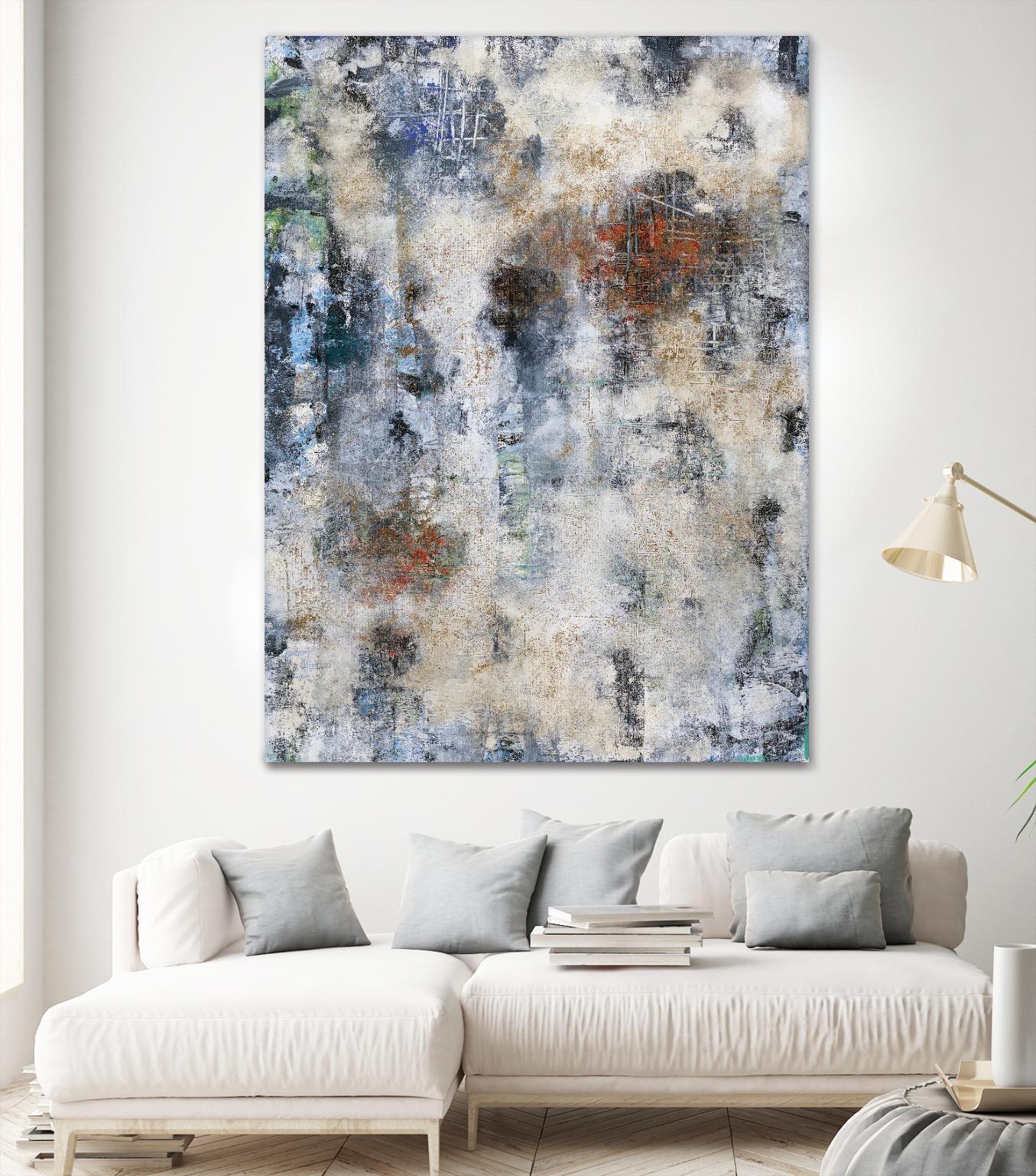 Constructed Concrete by Daleno Art on GIANT ART - red abstract abstrait