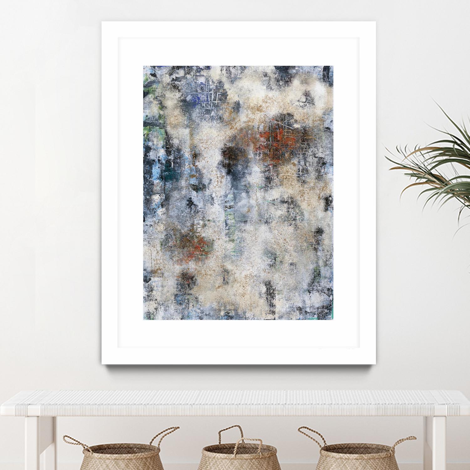 Constructed Concrete by Daleno Art on GIANT ART - red abstract abstrait