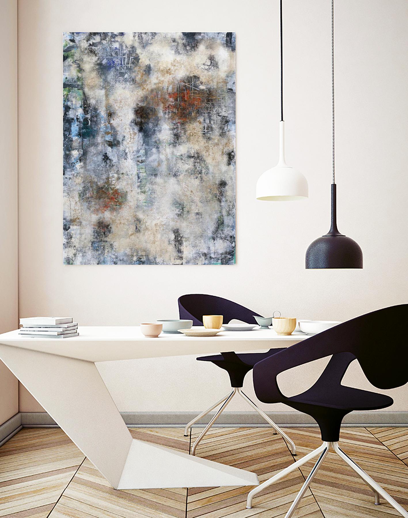 Constructed Concrete by Daleno Art on GIANT ART - red abstract abstrait