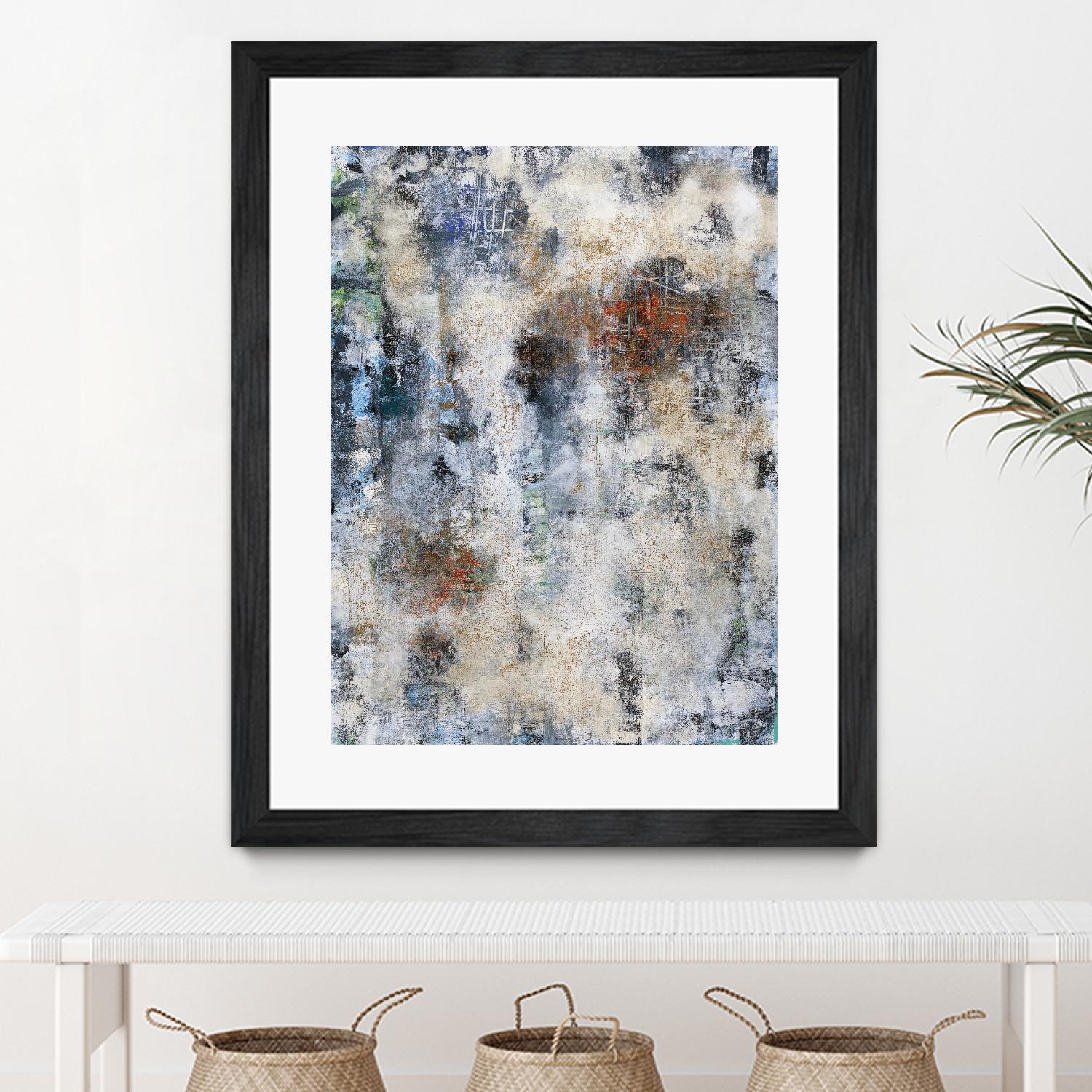 Constructed Concrete by Daleno Art on GIANT ART - red abstract abstrait