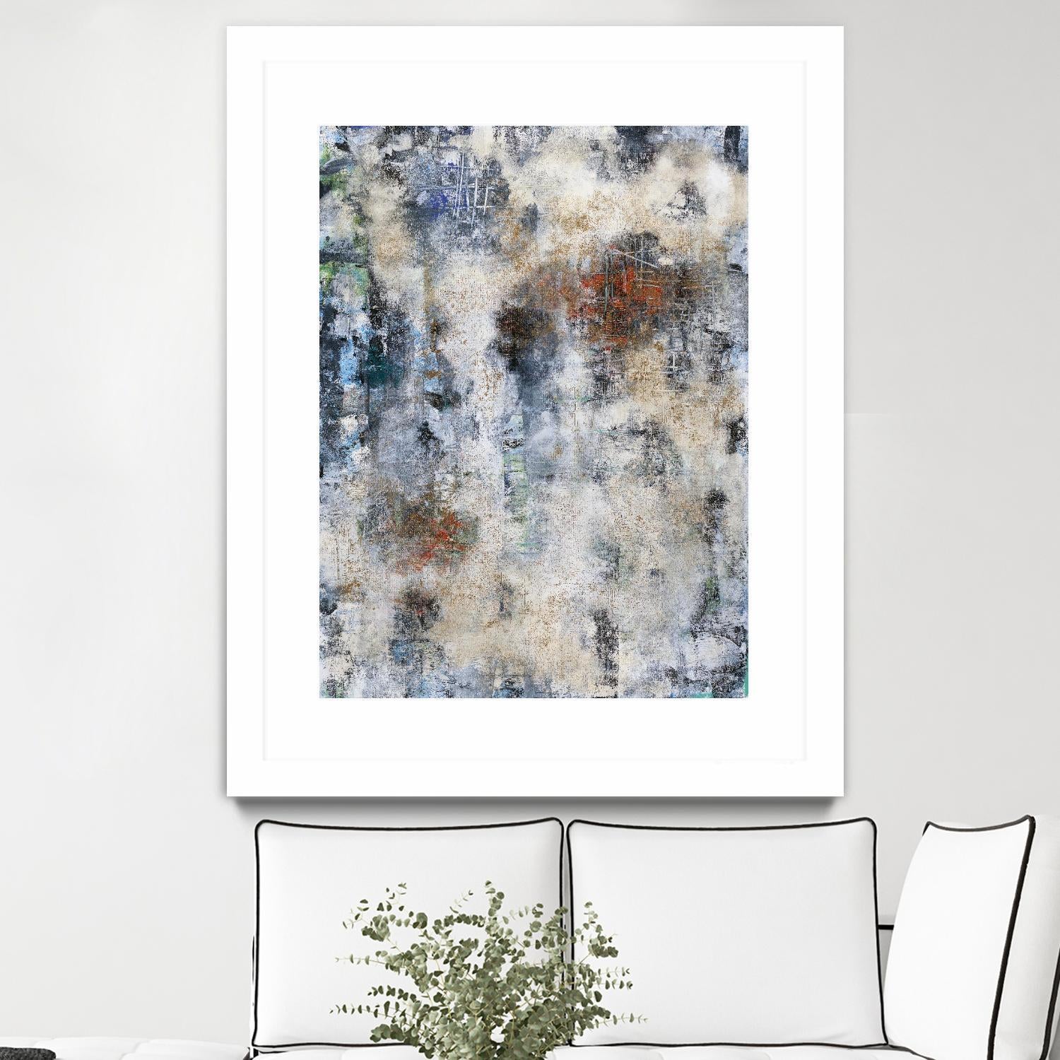 Constructed Concrete by Daleno Art on GIANT ART - red abstract abstrait