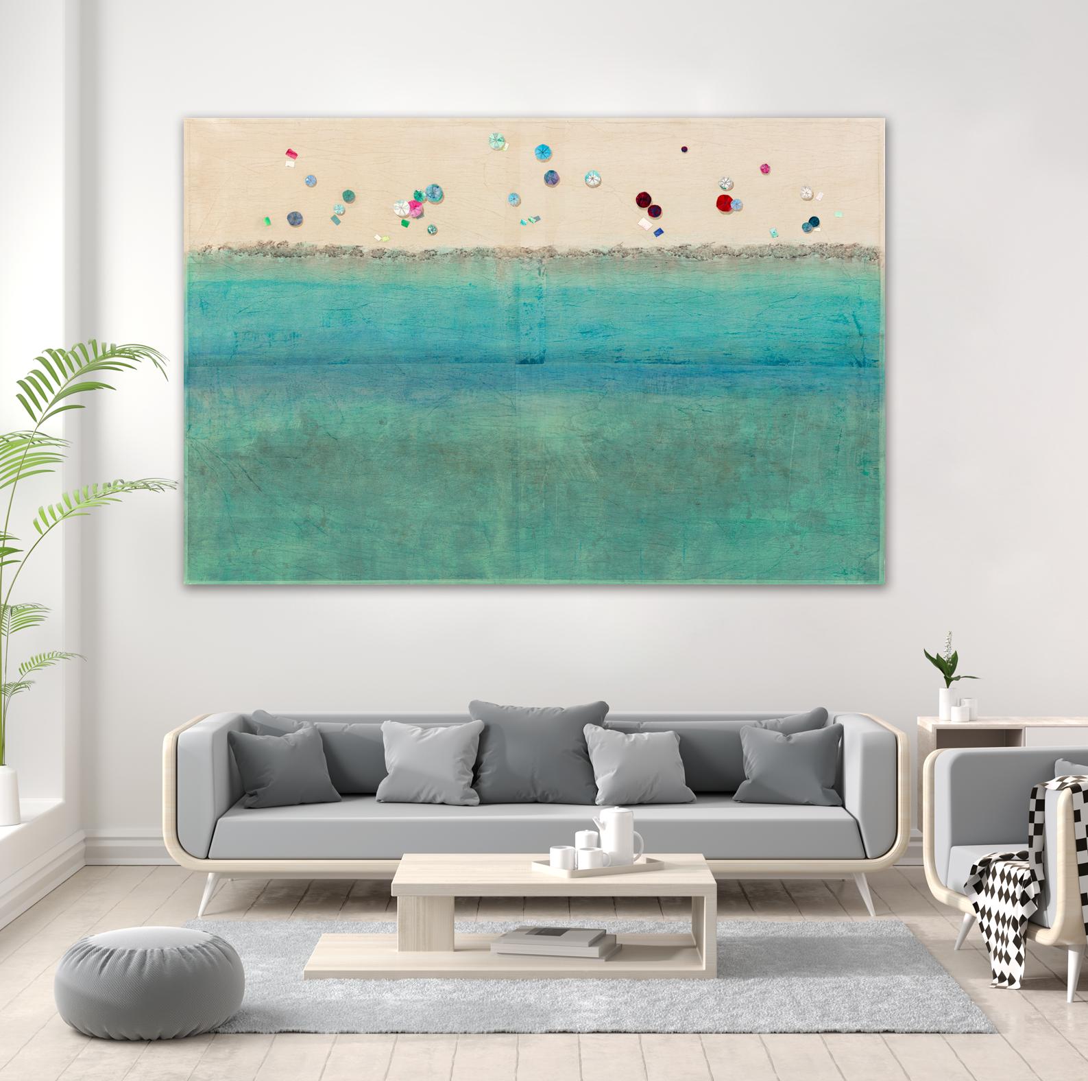 Leisure Life by Daleno Art on GIANT ART - red coastal sand