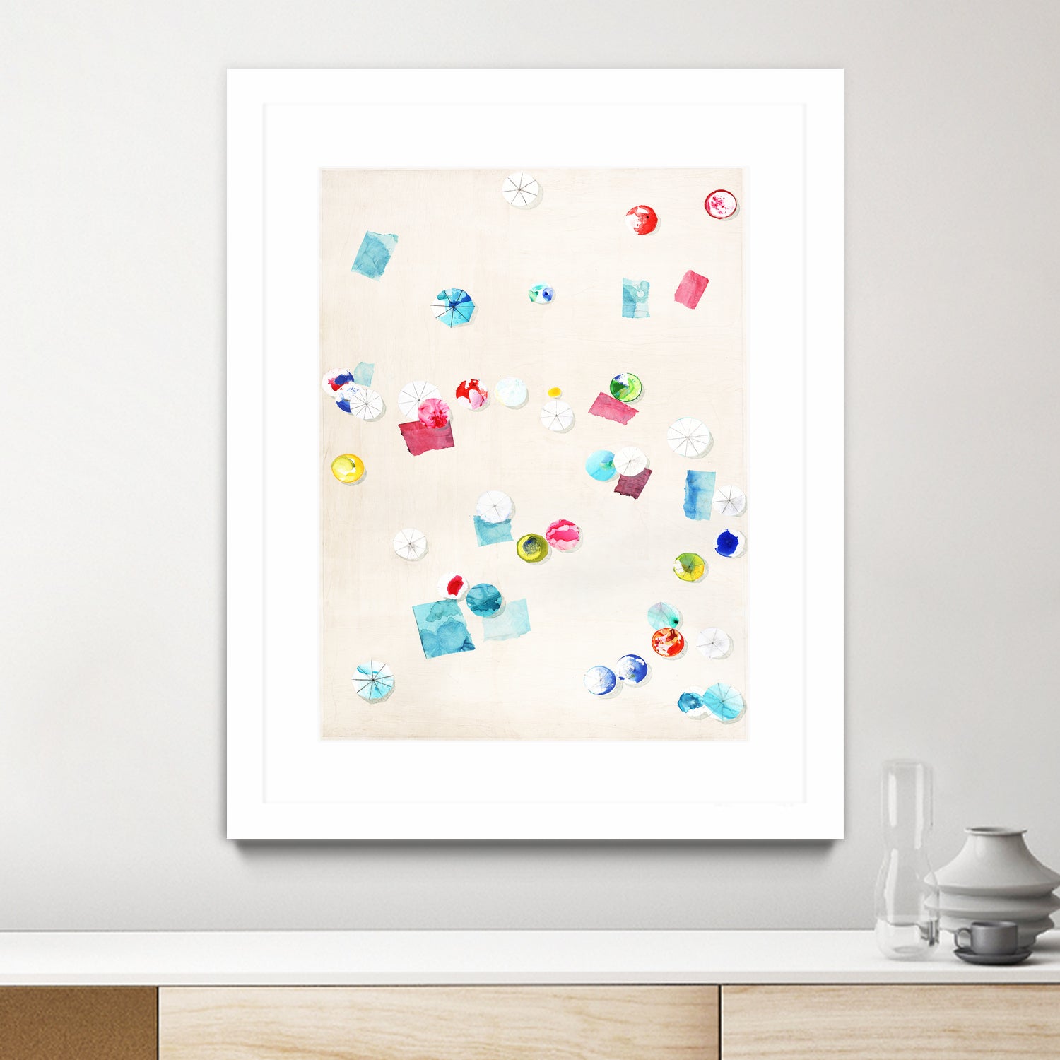 Fun Day Sunday by Daleno Art on GIANT ART - pink abstract