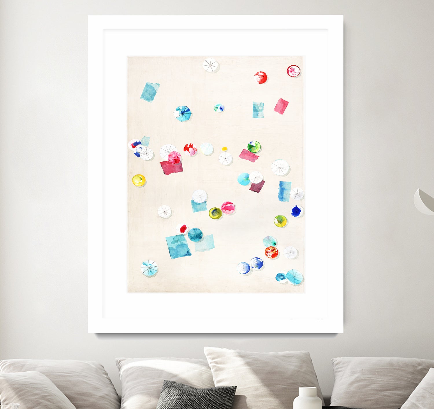 Fun Day Sunday by Daleno Art on GIANT ART - pink abstract