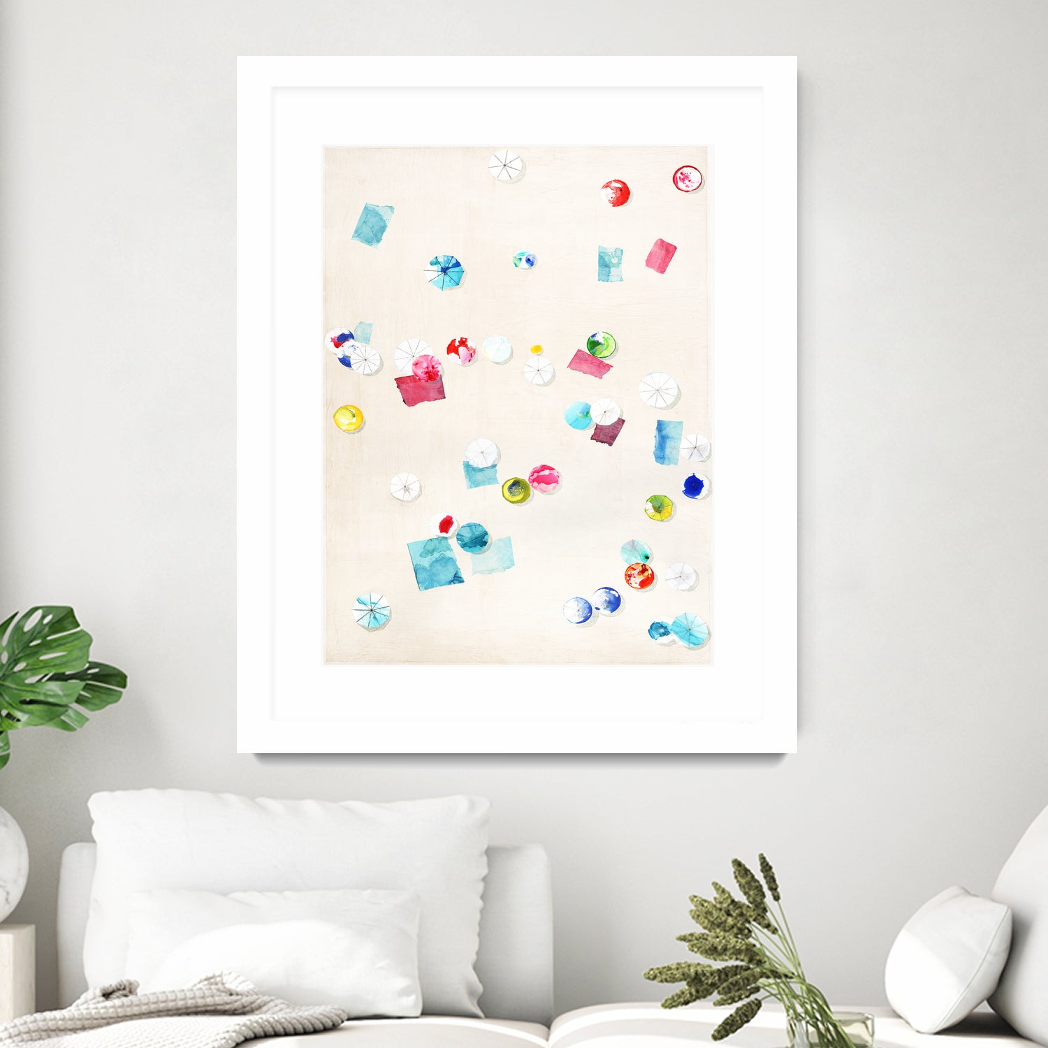 Fun Day Sunday by Daleno Art on GIANT ART - pink abstract