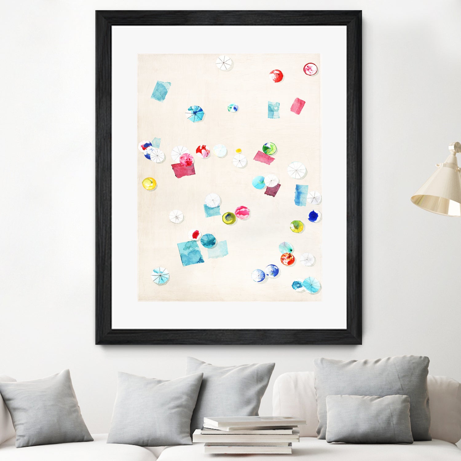 Fun Day Sunday by Daleno Art on GIANT ART - pink abstract