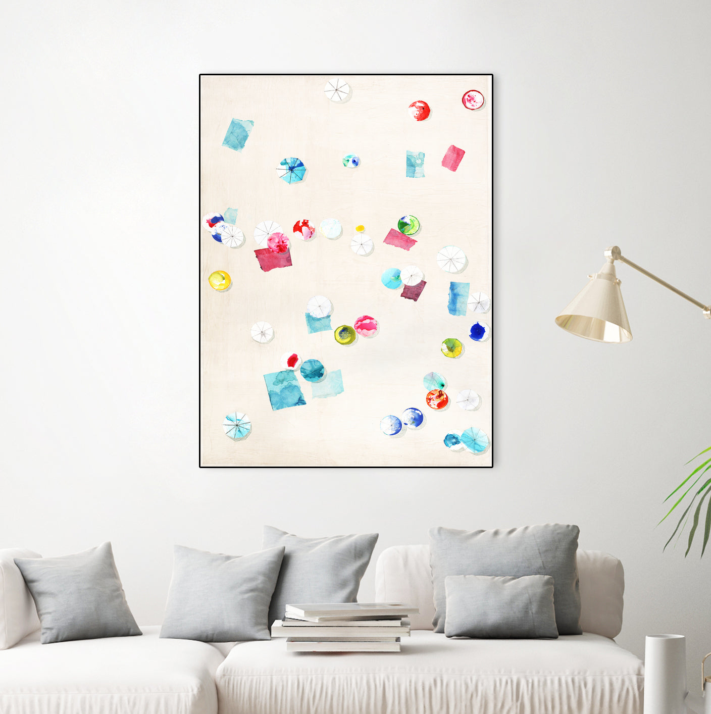 Fun Day Sunday by Daleno Art on GIANT ART - pink abstract