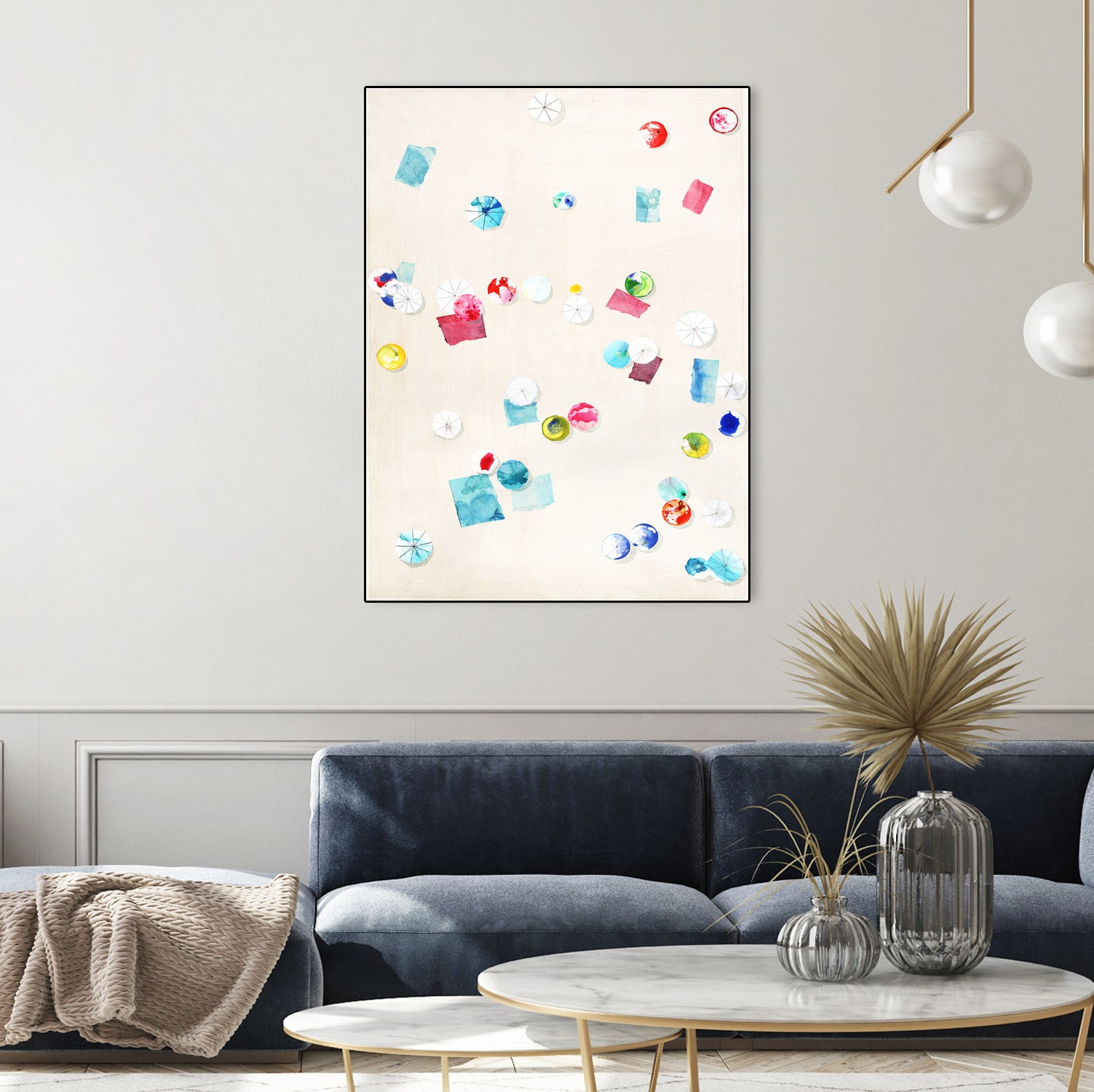 Fun Day Sunday by Daleno Art on GIANT ART - pink abstract
