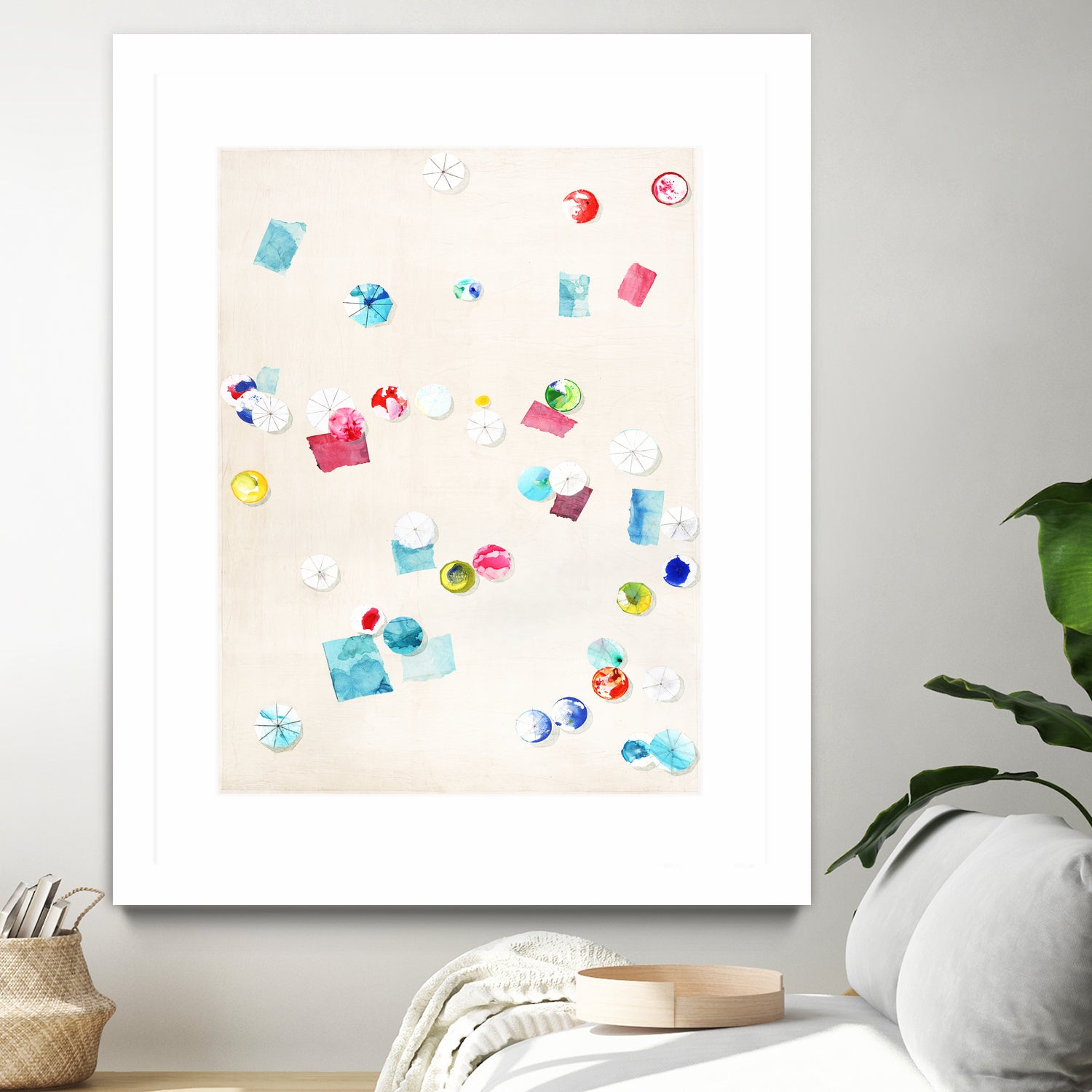 Fun Day Sunday by Daleno Art on GIANT ART - pink abstract