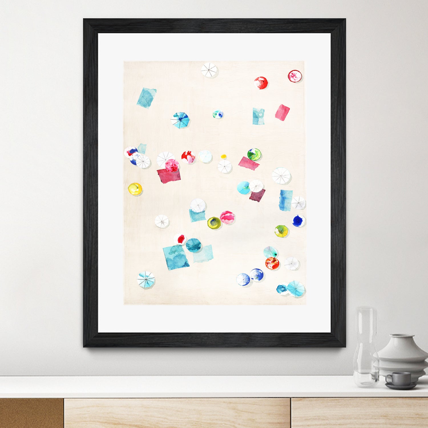 Fun Day Sunday by Daleno Art on GIANT ART - pink abstract