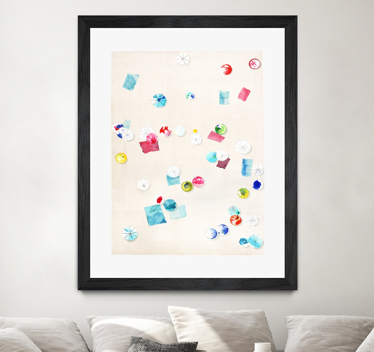 Fun Day Sunday by Daleno Art on GIANT ART - pink abstract