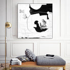 Traces of Silver III by Daleno Art on GIANT ART - black  black&white abstrait