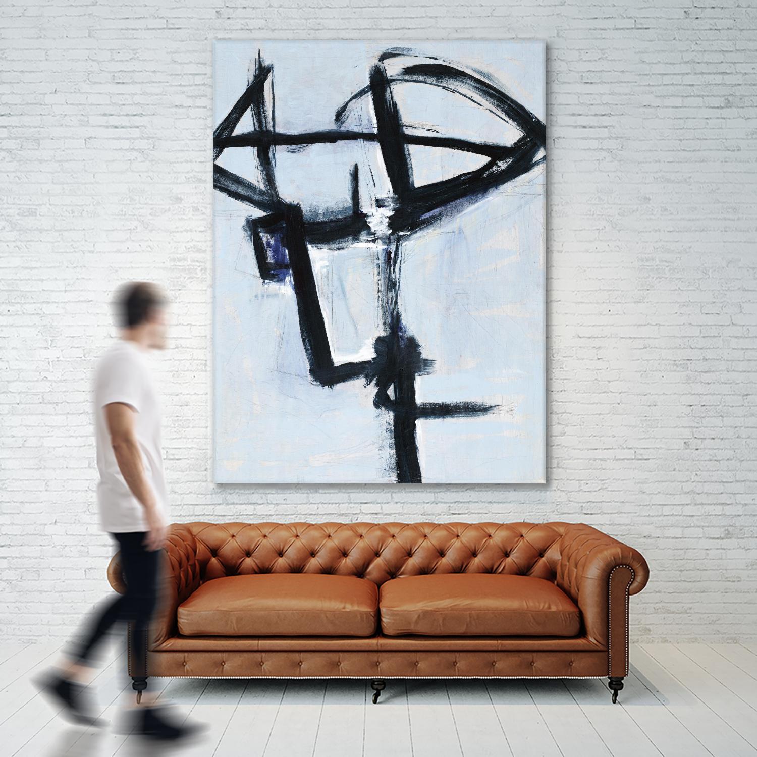 Contradictory Mind by Daleno Art on GIANT ART - white abstract abstrait