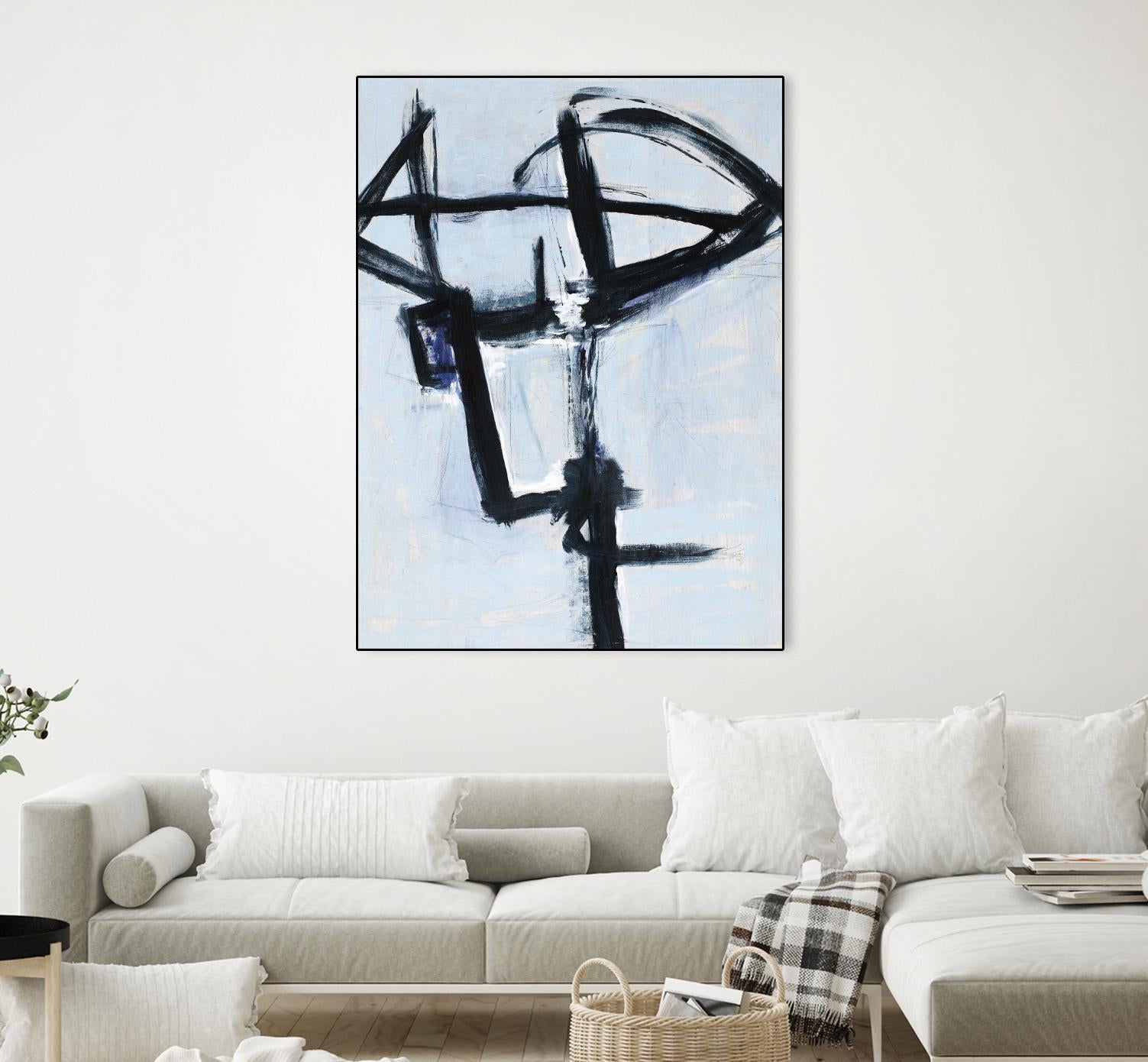 Contradictory Mind by Daleno Art on GIANT ART - white abstract abstrait