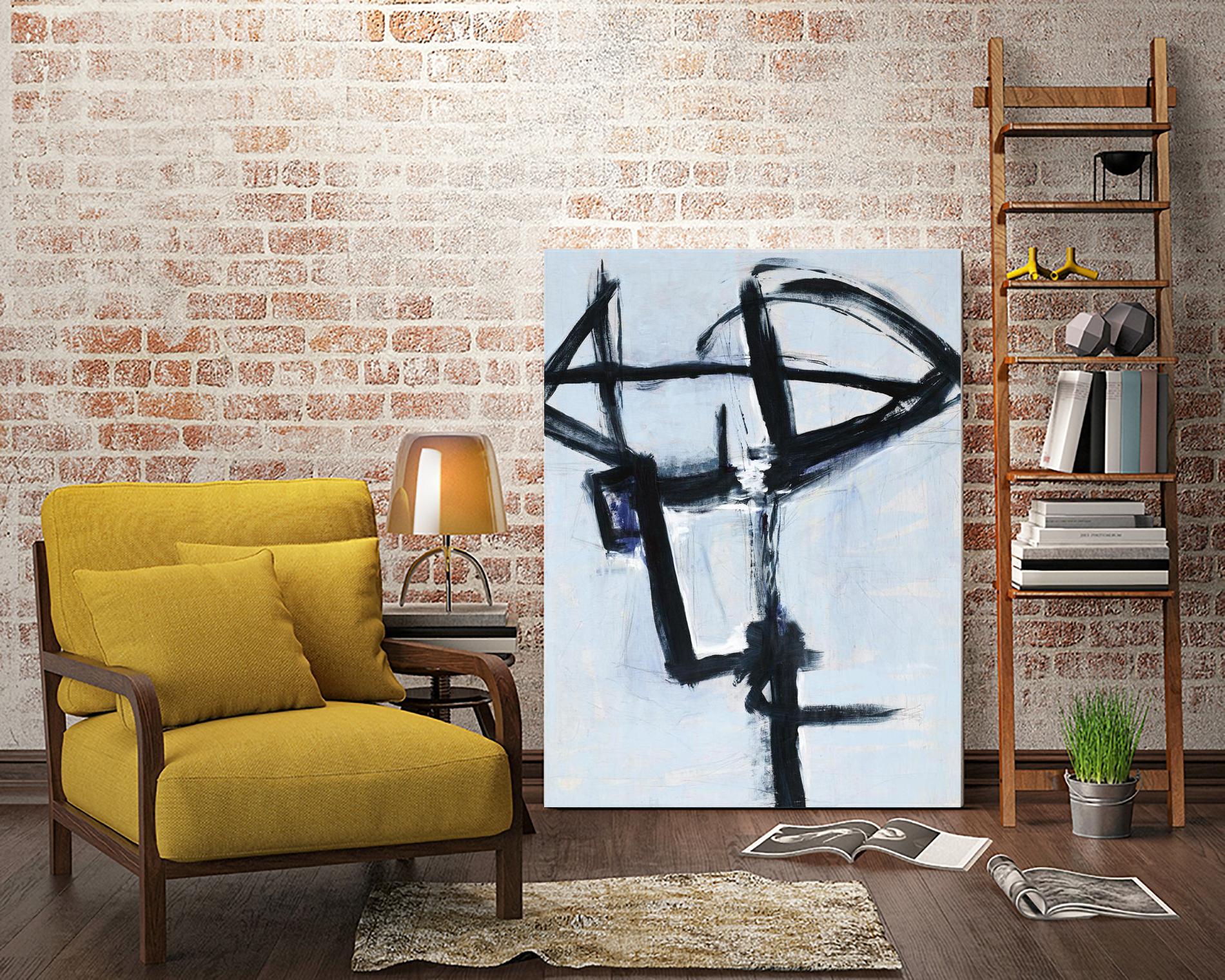Contradictory Mind by Daleno Art on GIANT ART - white abstract abstrait